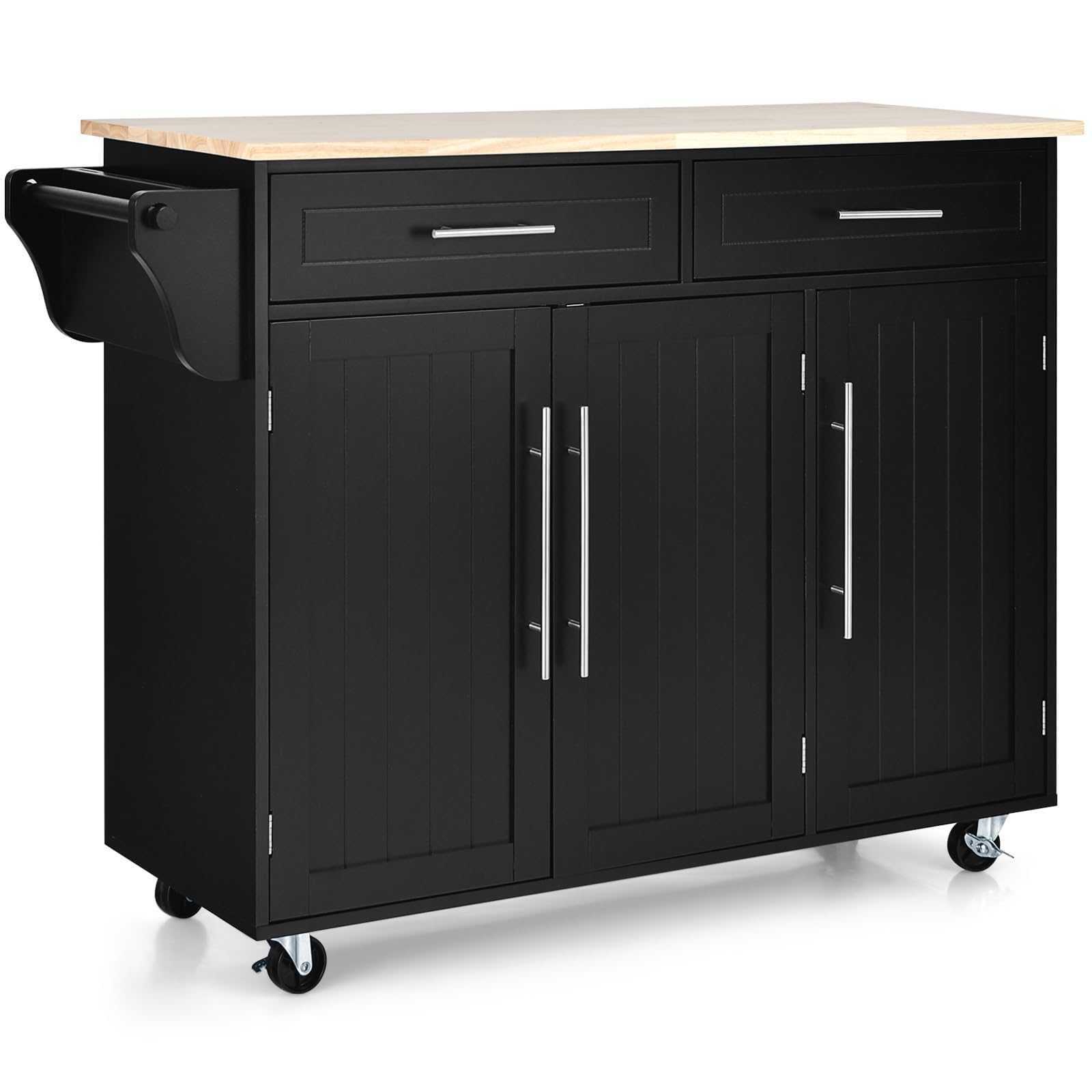 komfotteu-k-chenwagen-auf-rollen-122x46x92-cm-schwarz image 8