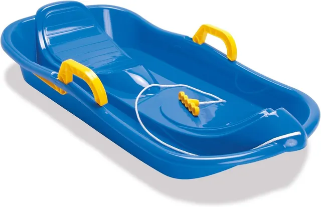 dantoy-kinderschlitten-rodelbob-mit-bremsen-blau image 1