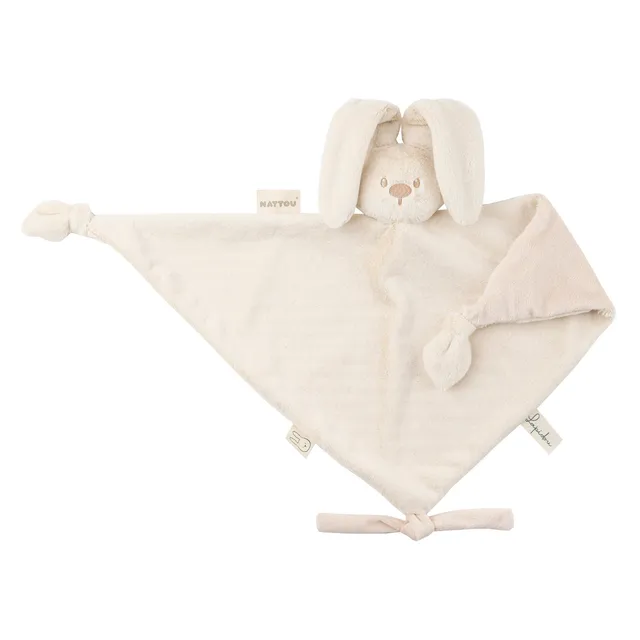 nattou-lapidou-baby-schmusetuch-hase-65-x-40-cm-sand image 1