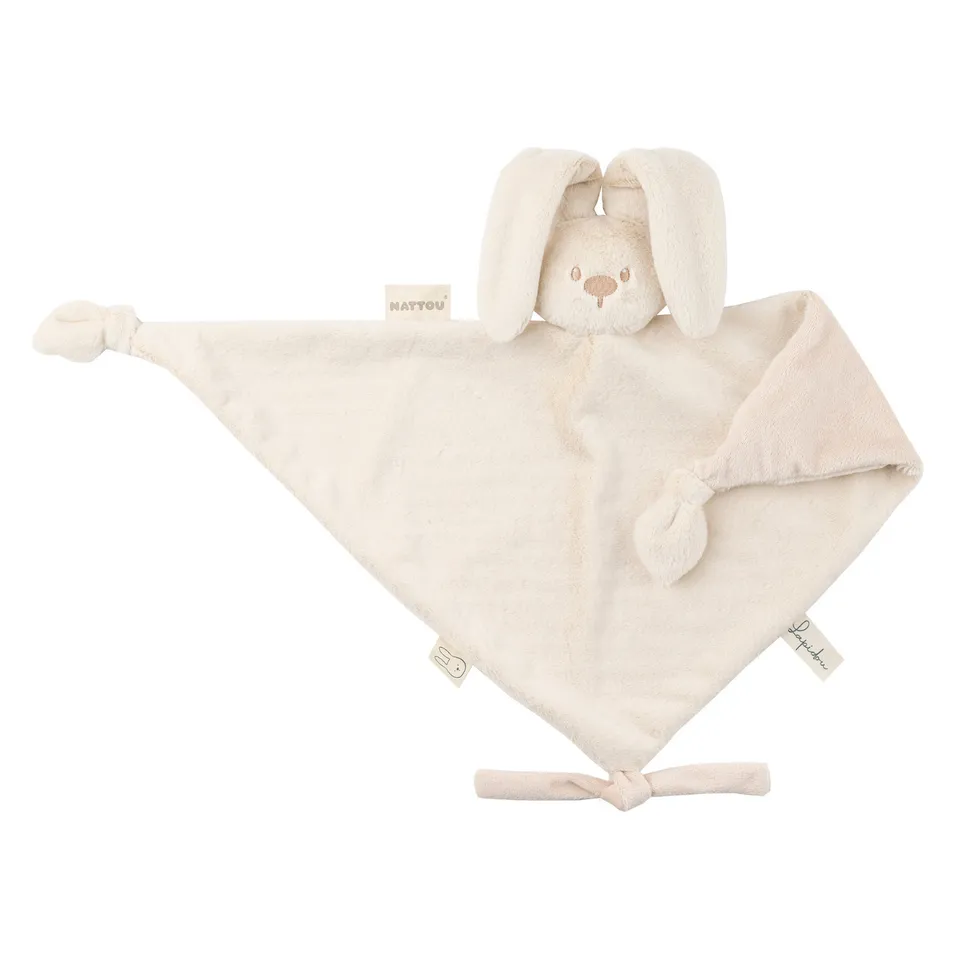 nattou-lapidou-baby-schmusetuch-hase-65-x-40-cm-sand image 1