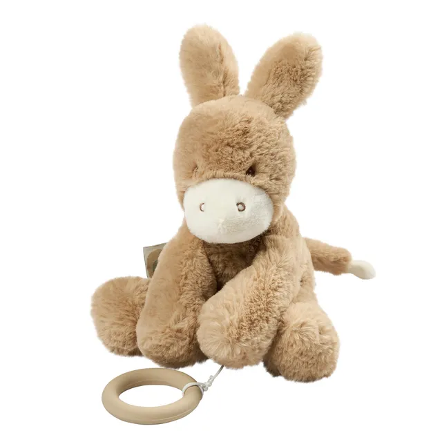 nattou-loulou-spieluhr-esel-30-cm-karamell image 1