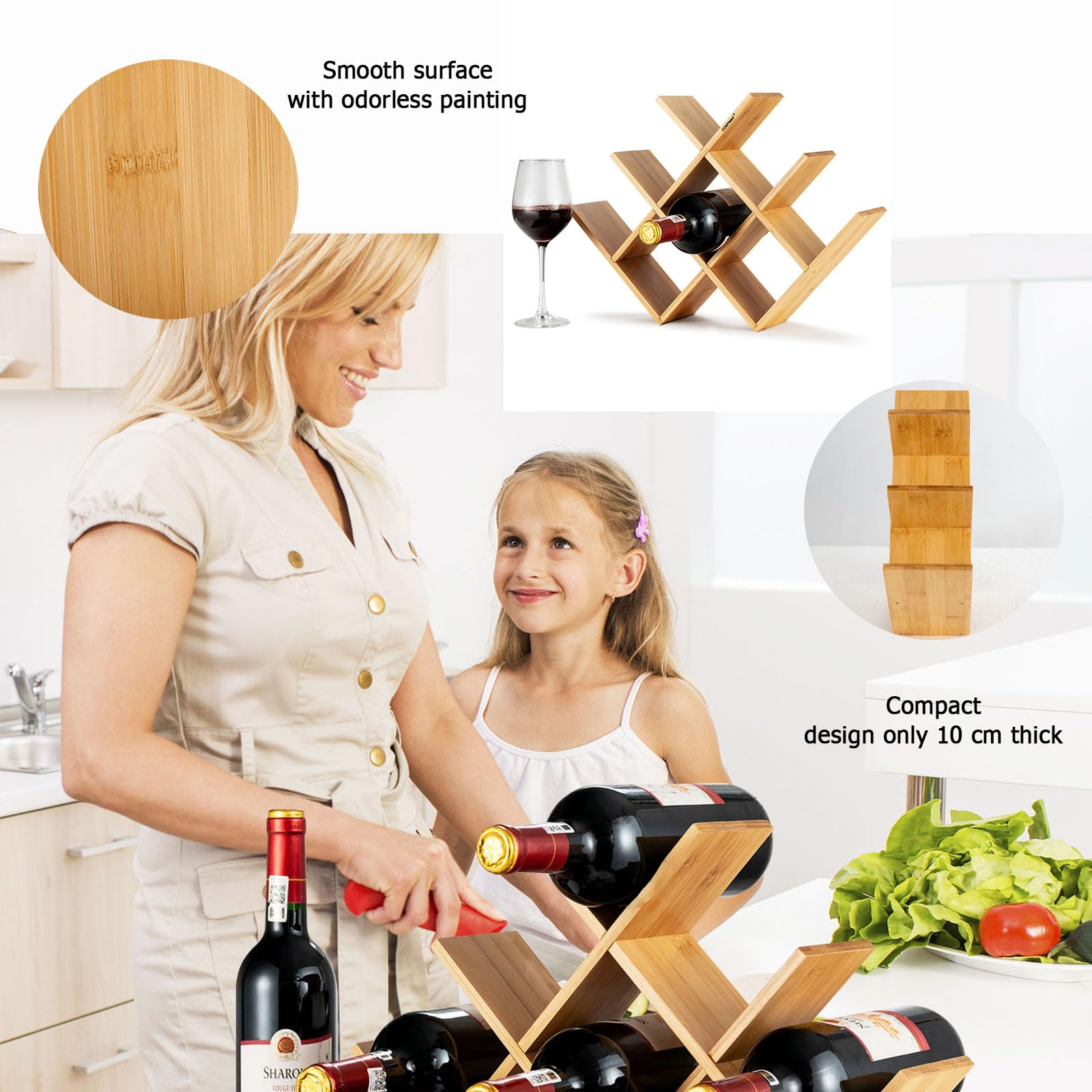 komfotteu-weinregal-bambus-f-r-8-flaschen-freistehend-44x10x30-cm image 5