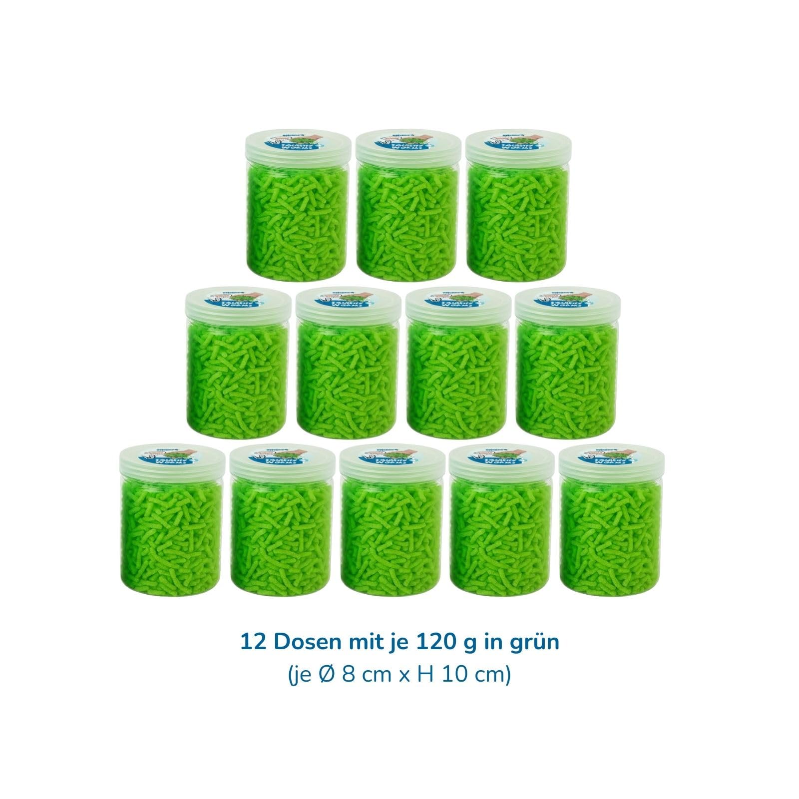 alldoro-squishy-worms-12er-set-motorikspielzeug-gr-n image 6