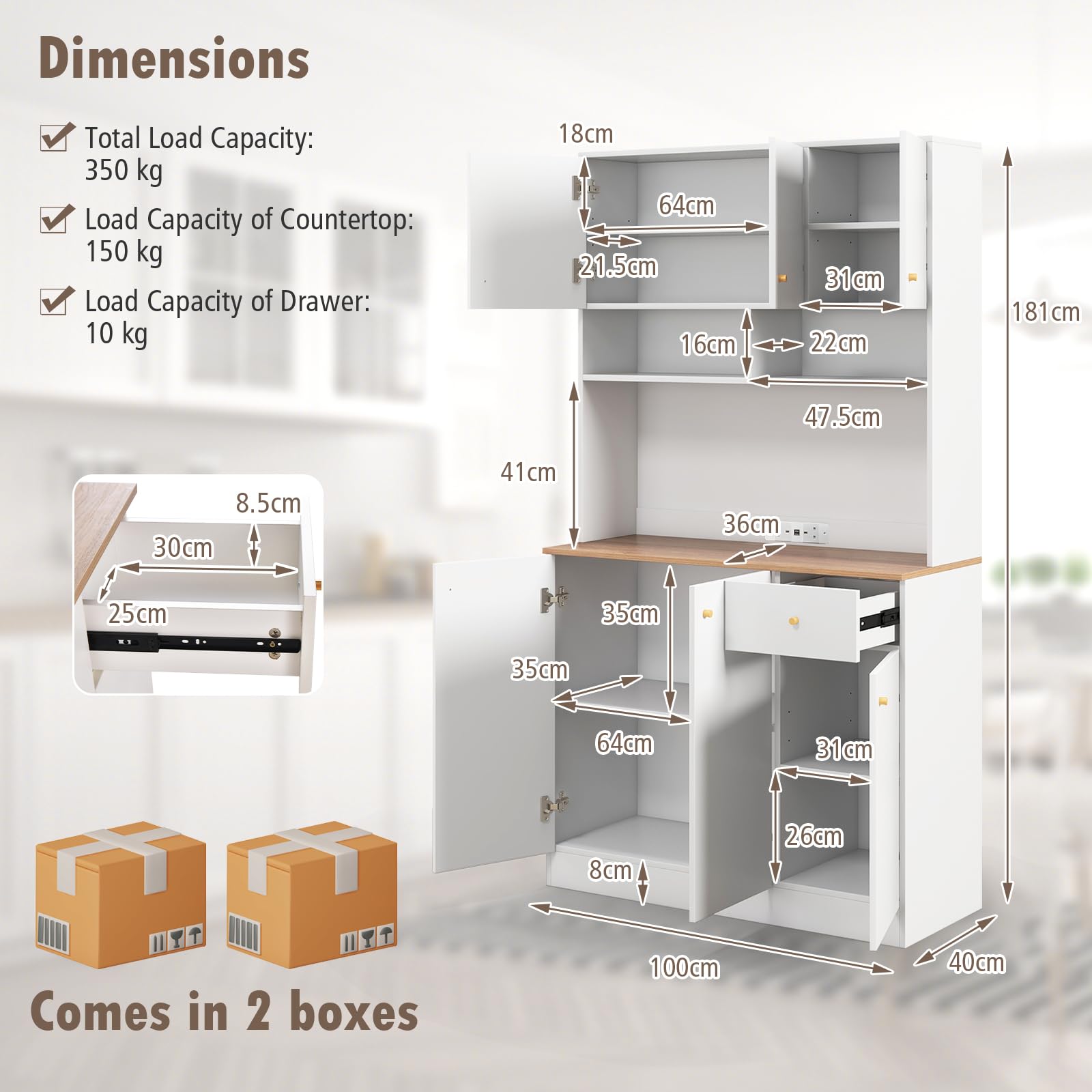 komfotteu-hoher-k-chenschrank-wei-100x40x181-cm-mit-ladestation image 3
