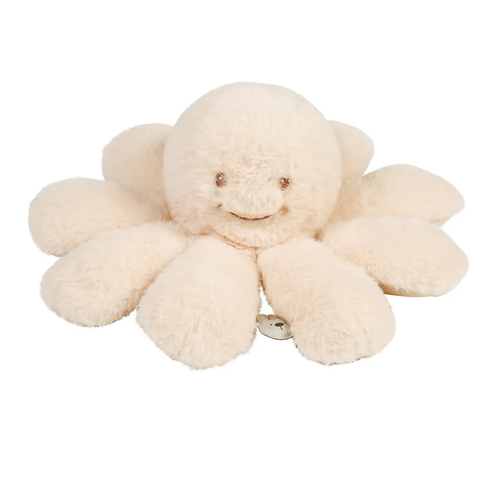 nattou-lapidou-doudou-kuschel-oktopus-rassel-25-cm-sand image 1