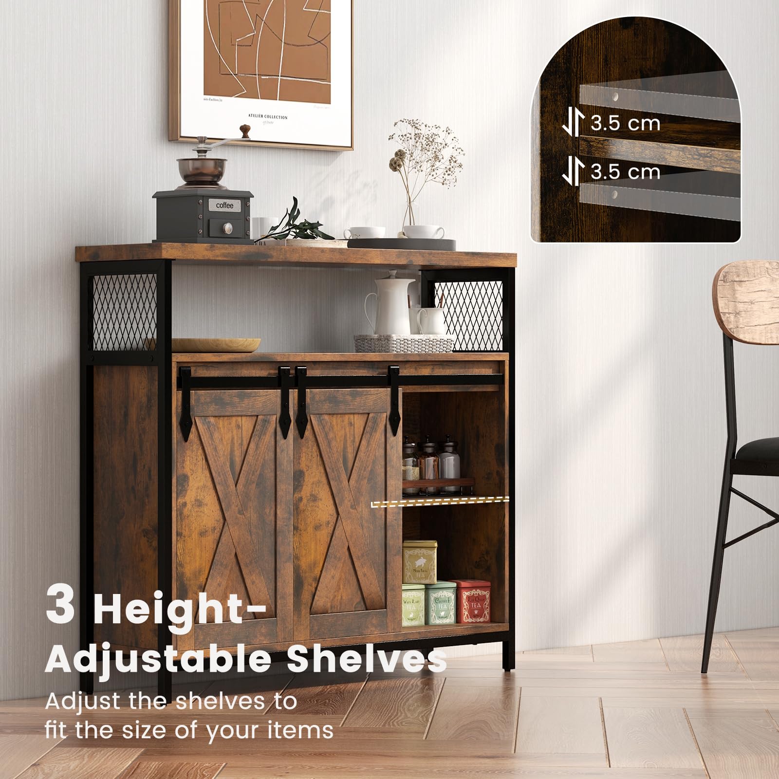 komfotteu-sideboard-mit-schiebet-ren-industrie-stil-100x30x80-cm image 5