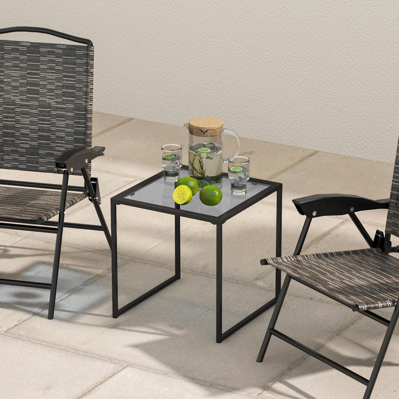 komfotteu-beistelltisch-quadratisch-hartglas-43x43x45cm image 2
