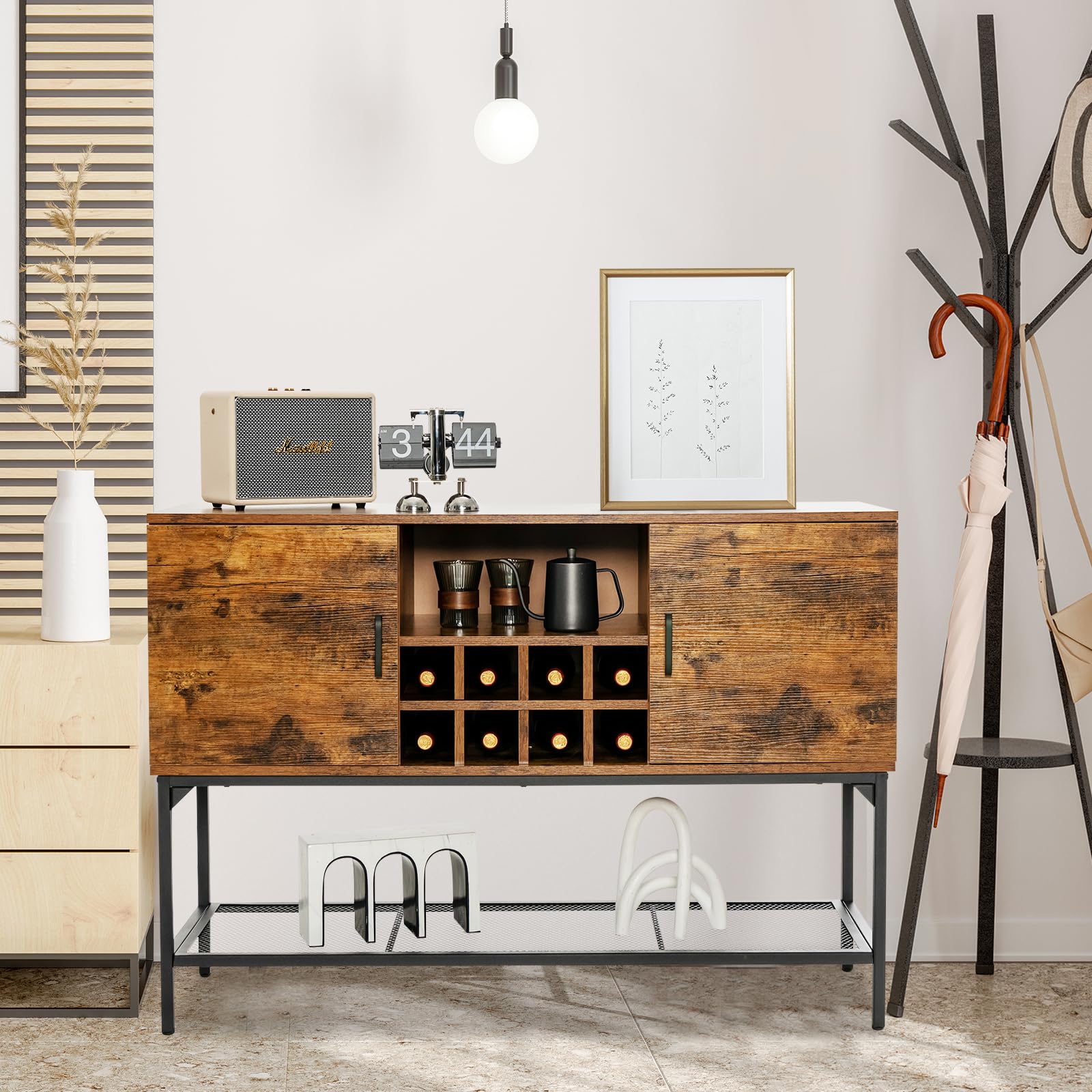 komfotteu-sideboard-k-chenschrank-120x40x85-cm-industriedesign image 2