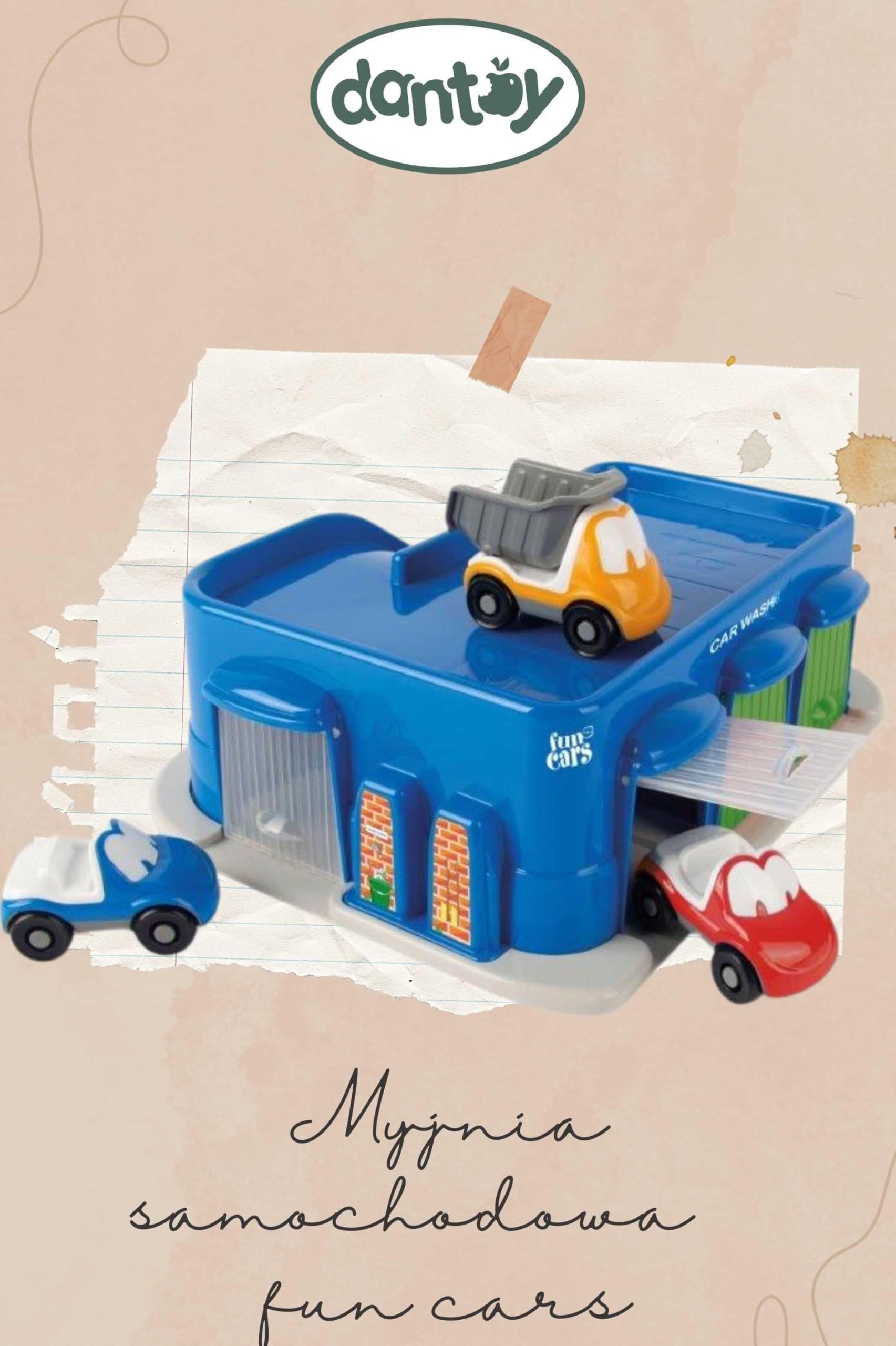 dantoy-classic-carwash-7524-autowaschanlage-spielset image 3