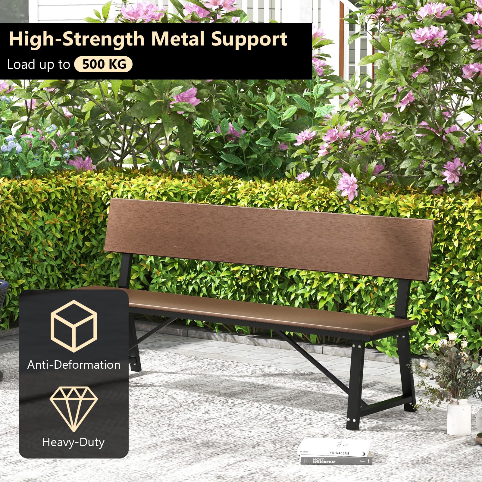 komfotteu-gartenbank-metall-183cm-3-sitzer image 4