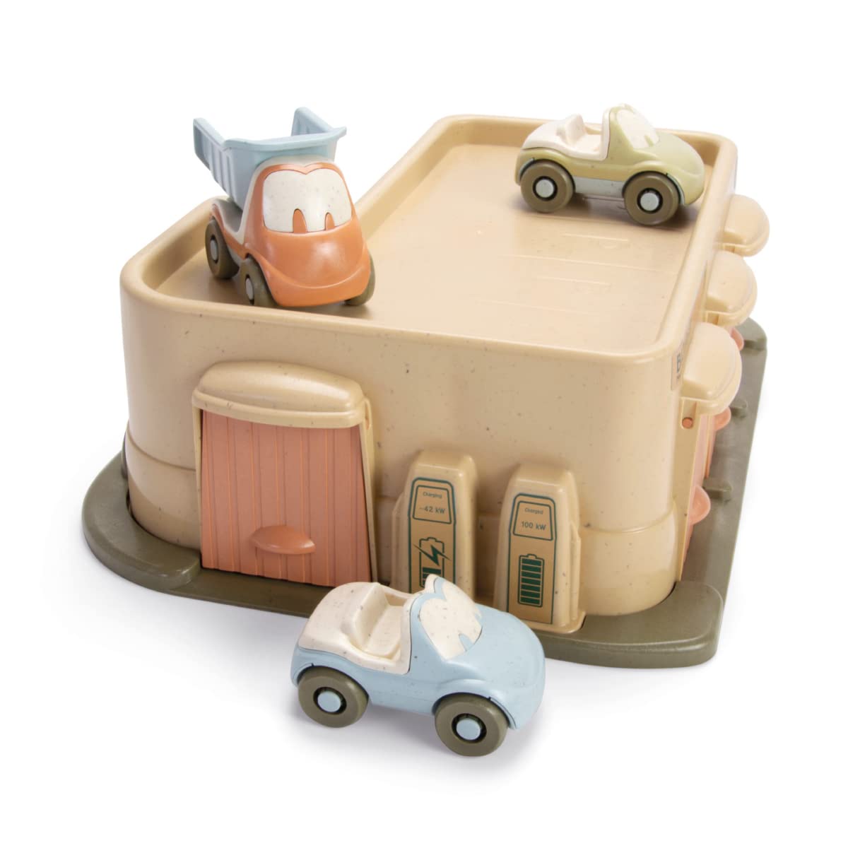 dantoy-bio-garage-mit-3-autos-34-79-cm-aus-bio-kunststoff image 3