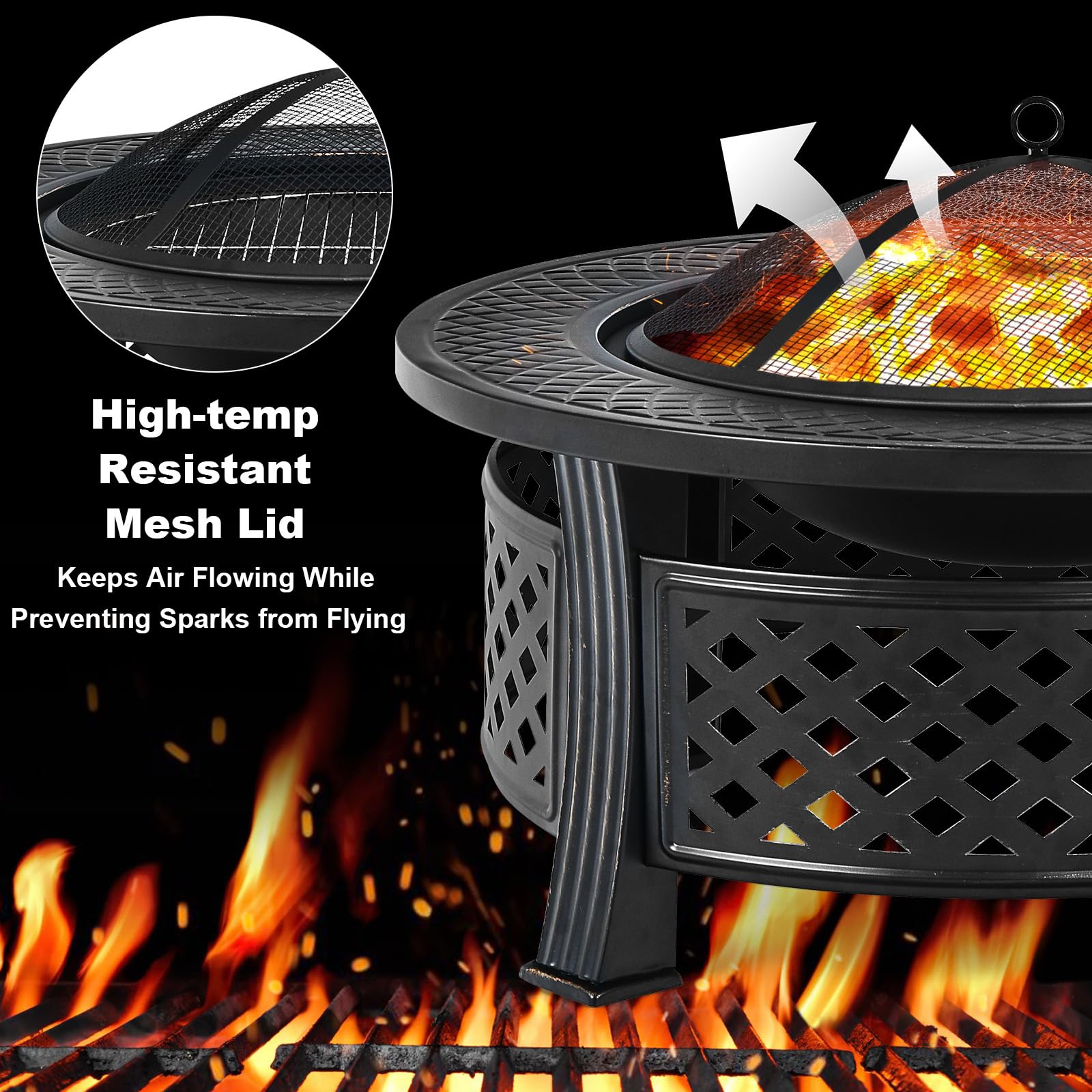 komfotteu-feuerschale-au-enbereich-3-in-1-grillschale-metall-81-x-50-cm-schwarz image 4