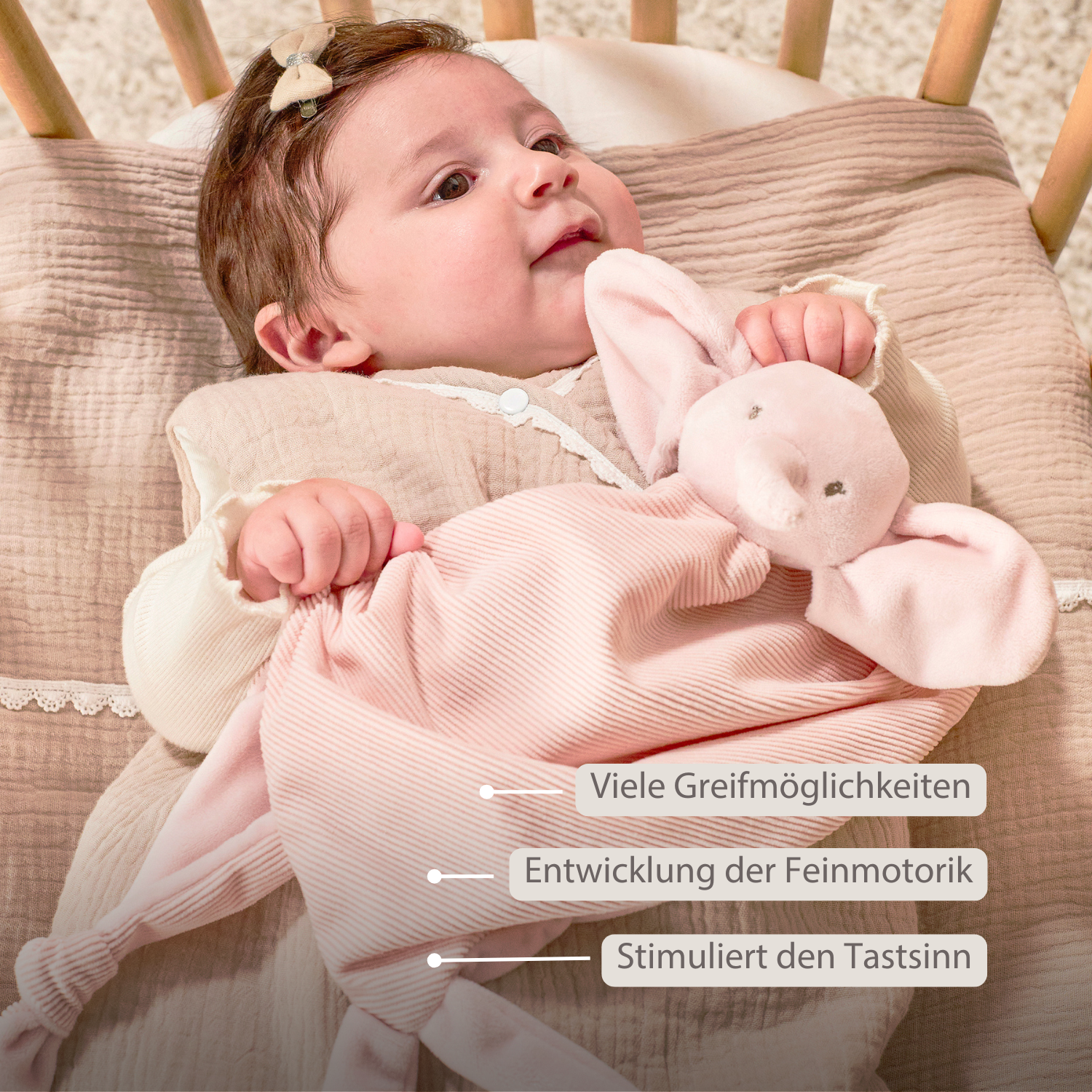 nattou-fanfan-baby-kuscheldecke-elefant-rosa-65-x-40-cm-doudou image 3