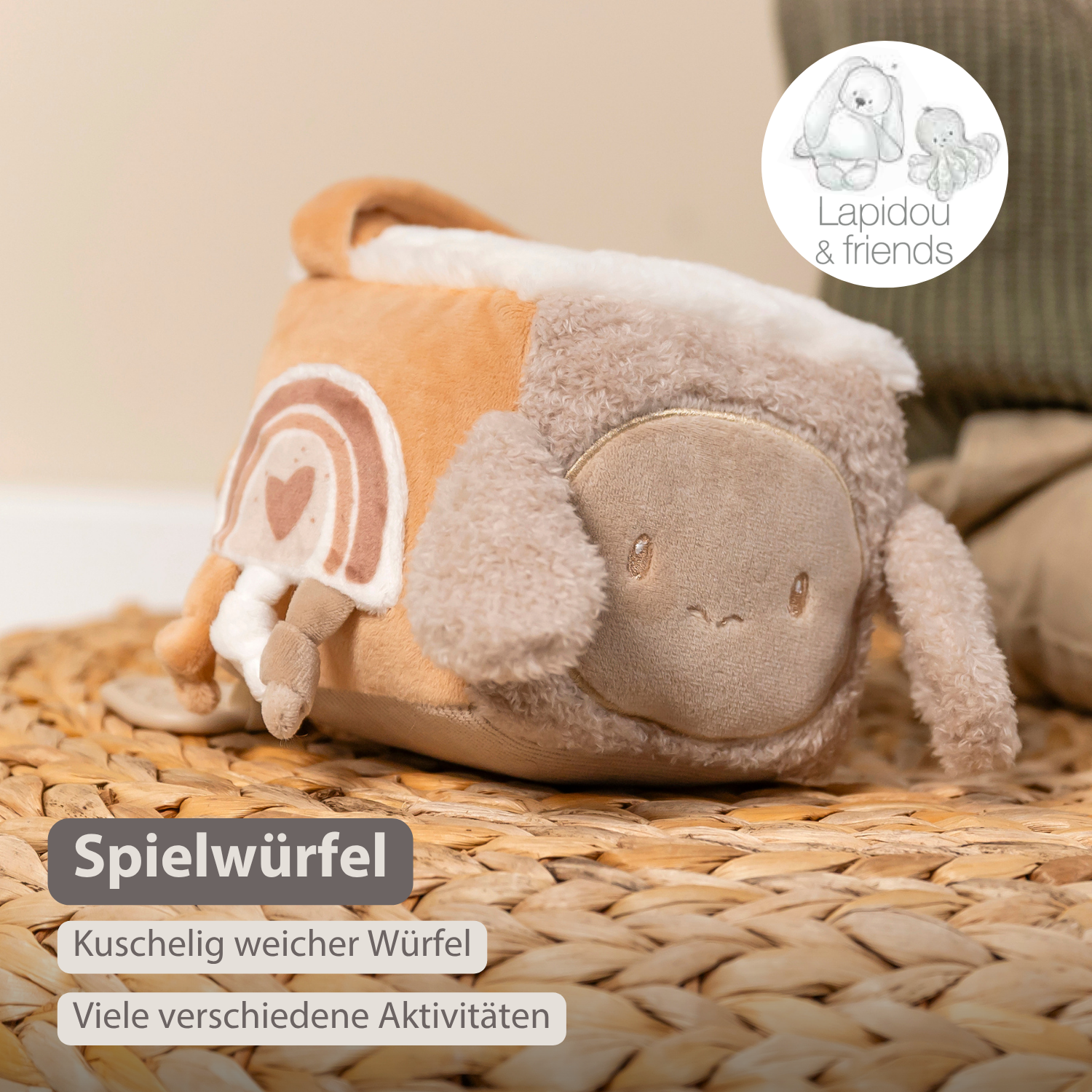 nattou-lapidou-weicher-aktivit-tsw-rfel-18-cm-beige image 2