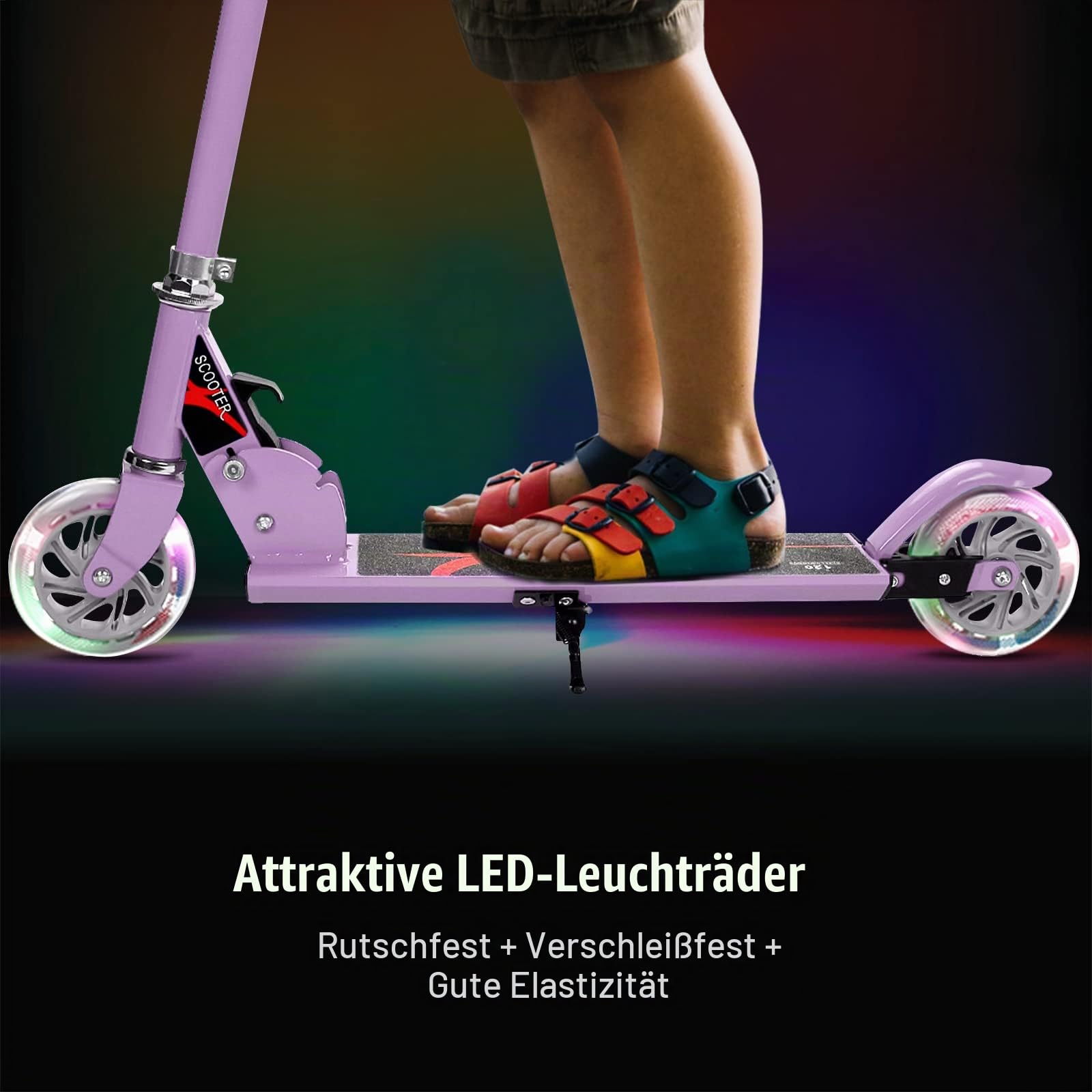 komfotteu-kinder-scooter-mit-led-r-dern-klappbar-h-henverstellbar image 4