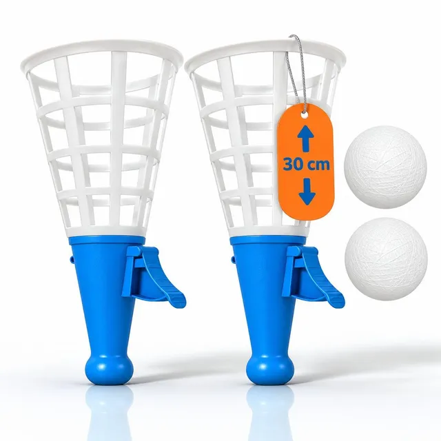 alldoro-xxl-fangballspiel-mit-2-fangbechern-31-cm-und-2-b-llen image 1