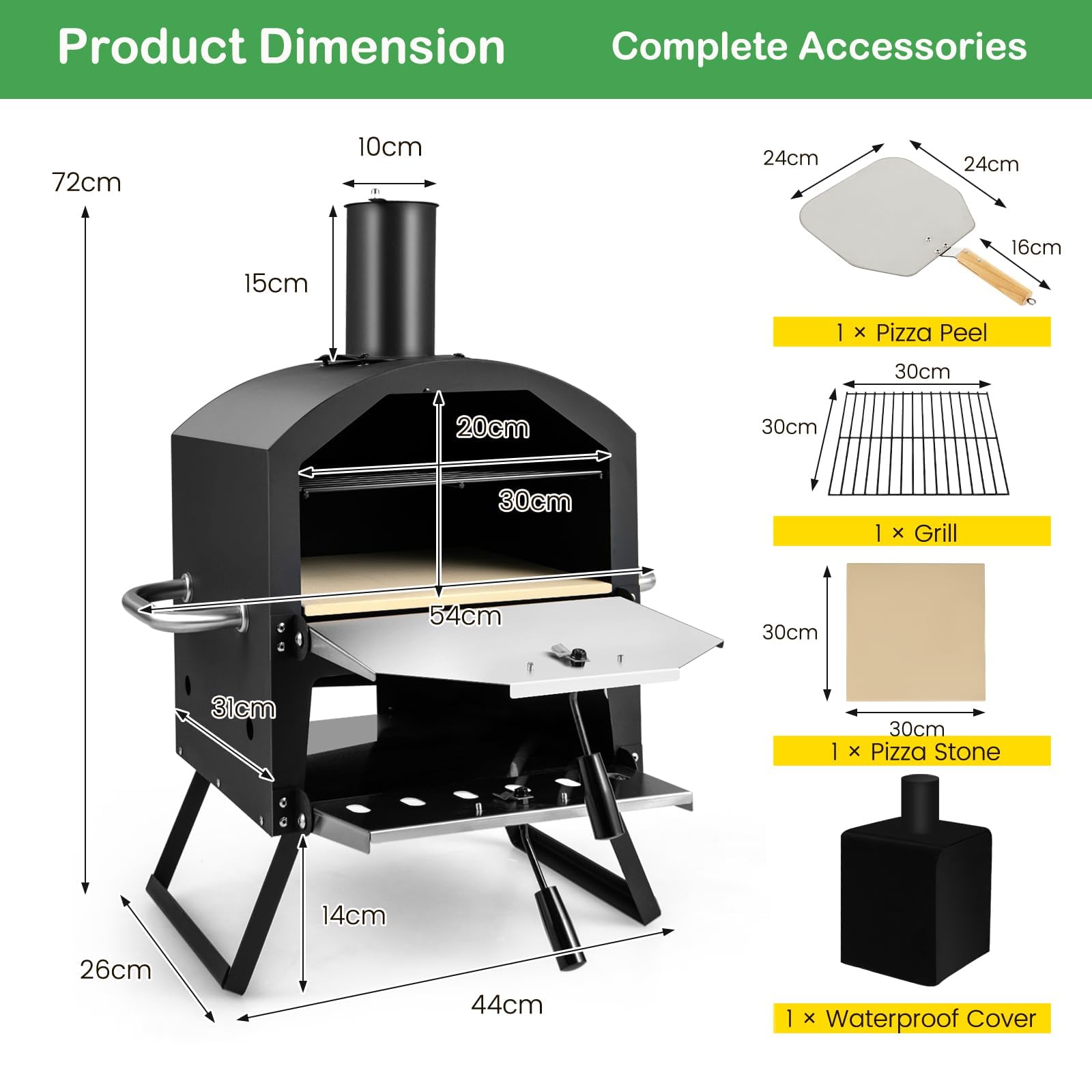 komfotteu-pizza-ofen-outdoor-holz-600-c-2-stufig-mit-zubeh-r image 5