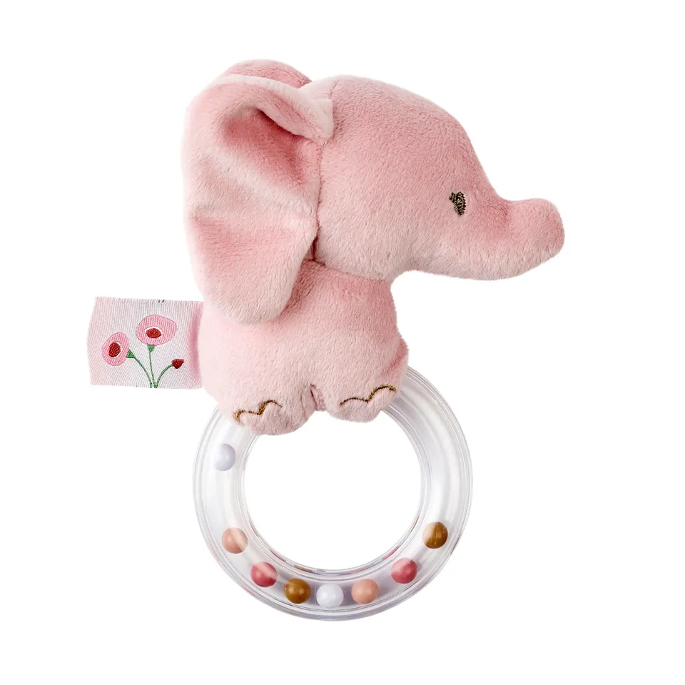 nattou-fanfan-baby-rassel-elefant-15-cm-mit-bei-ring image 1