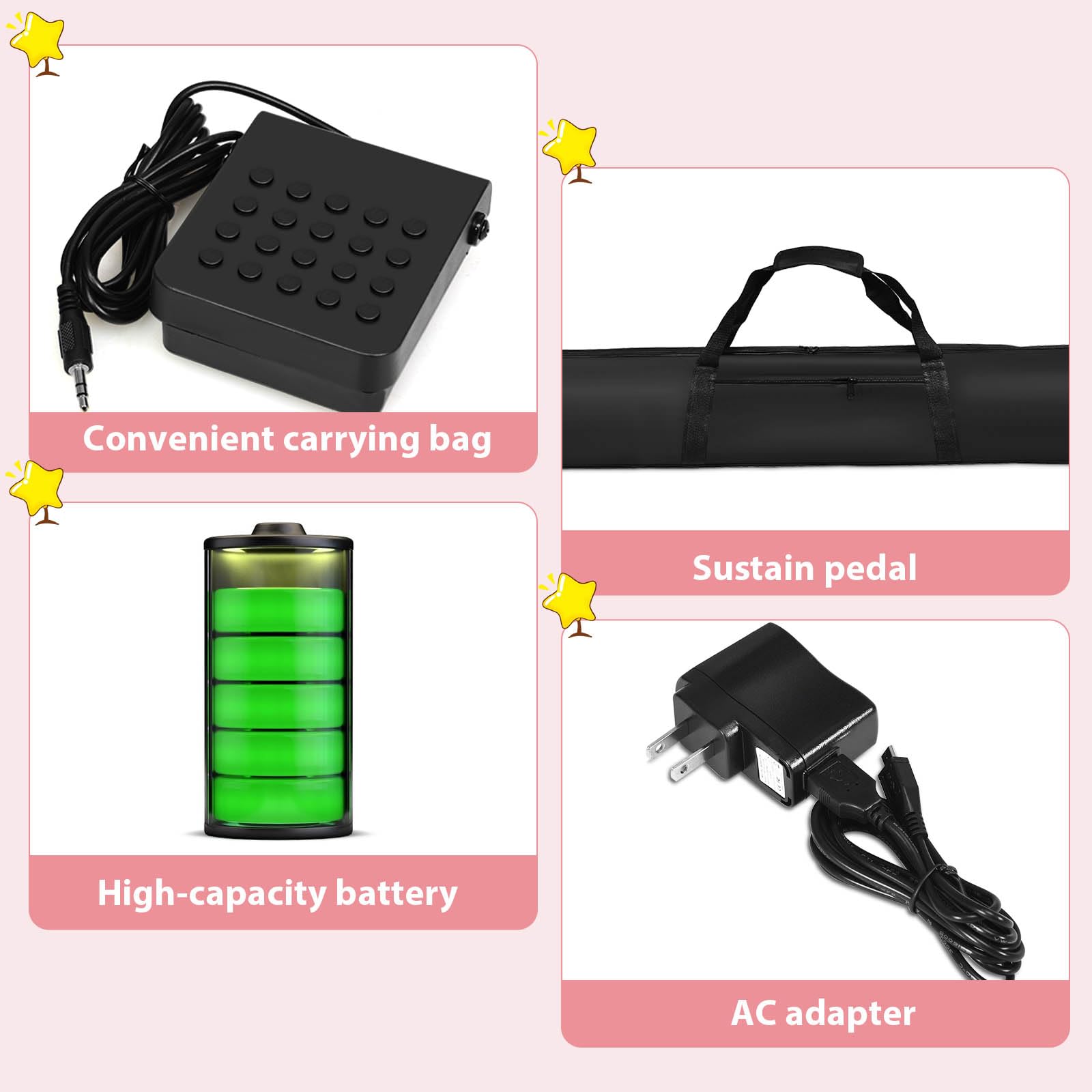 komfotteu-digitales-piano-88-halbgewichtete-tasten-mit-bluetooth-tragetasche-und image 3