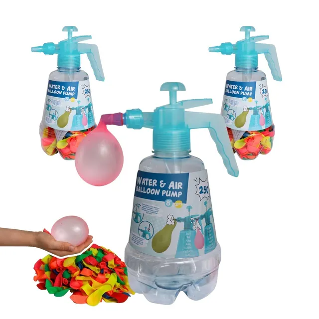 alldoro-ballonpumpe-mit-wasserbomben-3er-set-inkl-750-ballons image 1