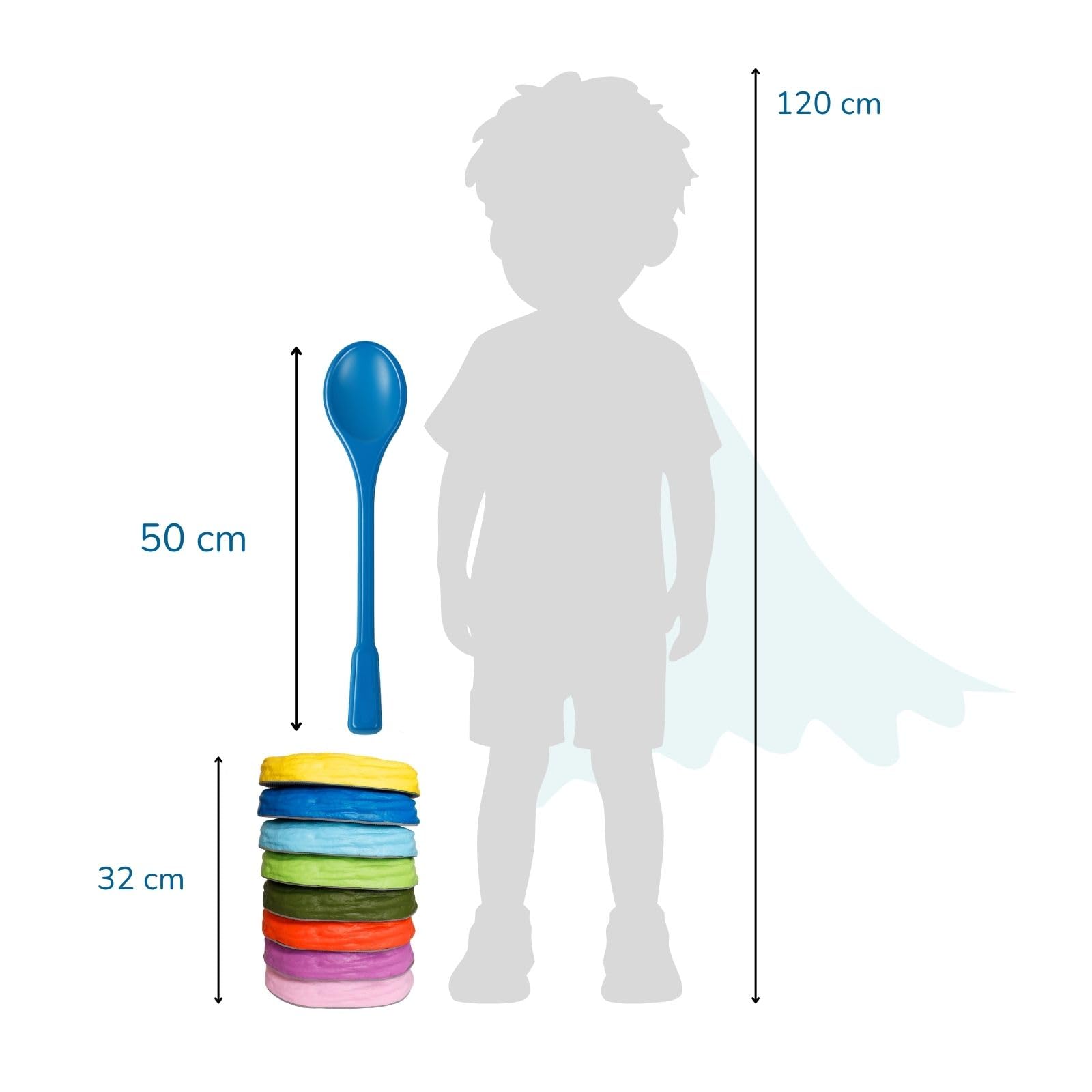 alldoro-2in1-set-balance-wettlauf-balanciersteine-eierlauf image 7
