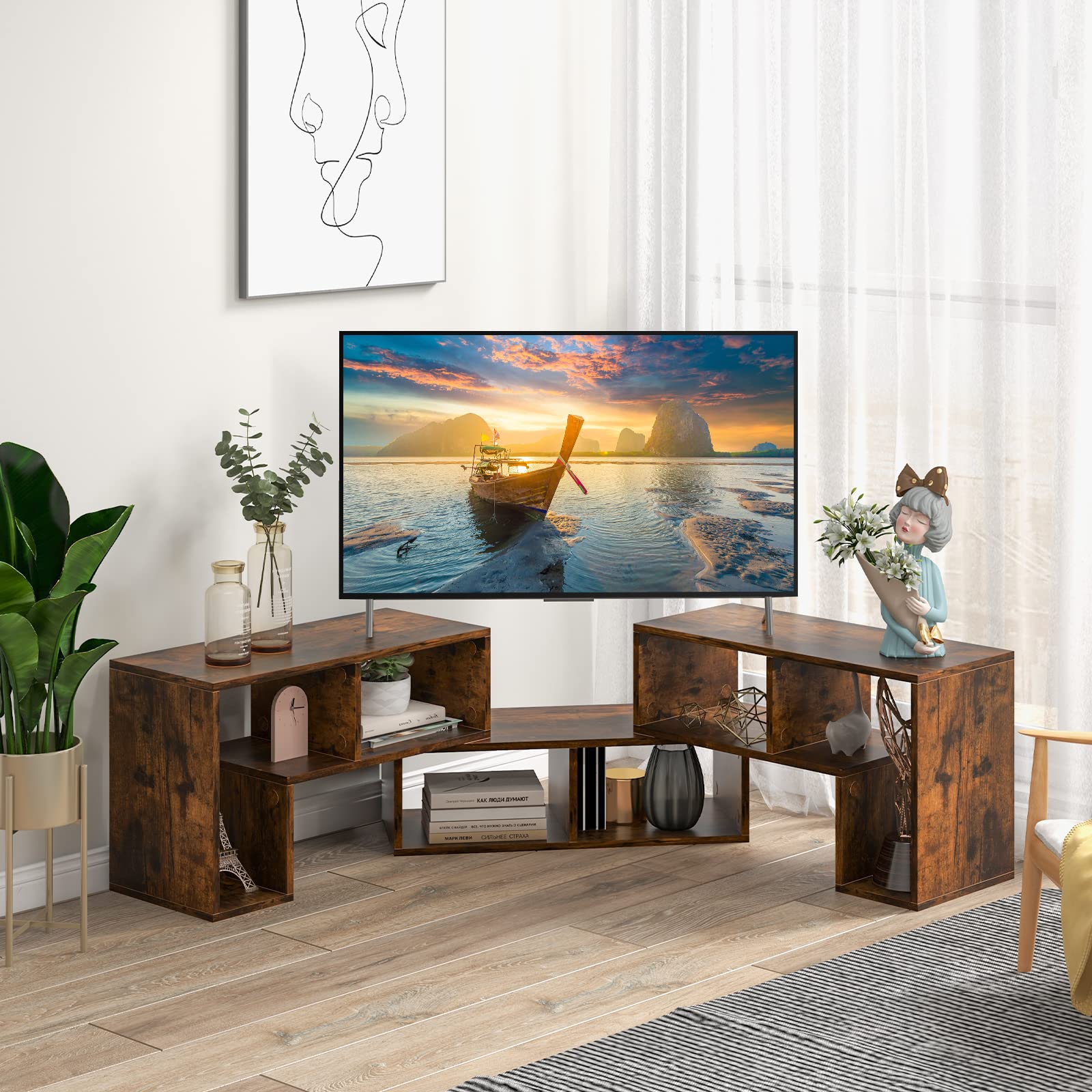 komfotteu-tv-schrank-holz-frei-kombinierbar-f-r-tvs-bis-65-zoll image 2