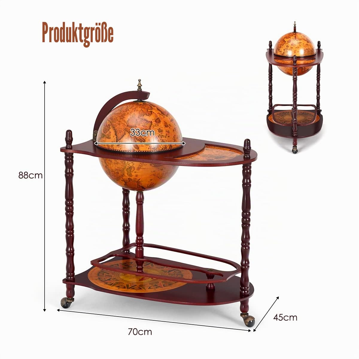 komfotteu-globus-bar-barwagen-minibar-mit-rollen-70x45x88cm-braun image 3