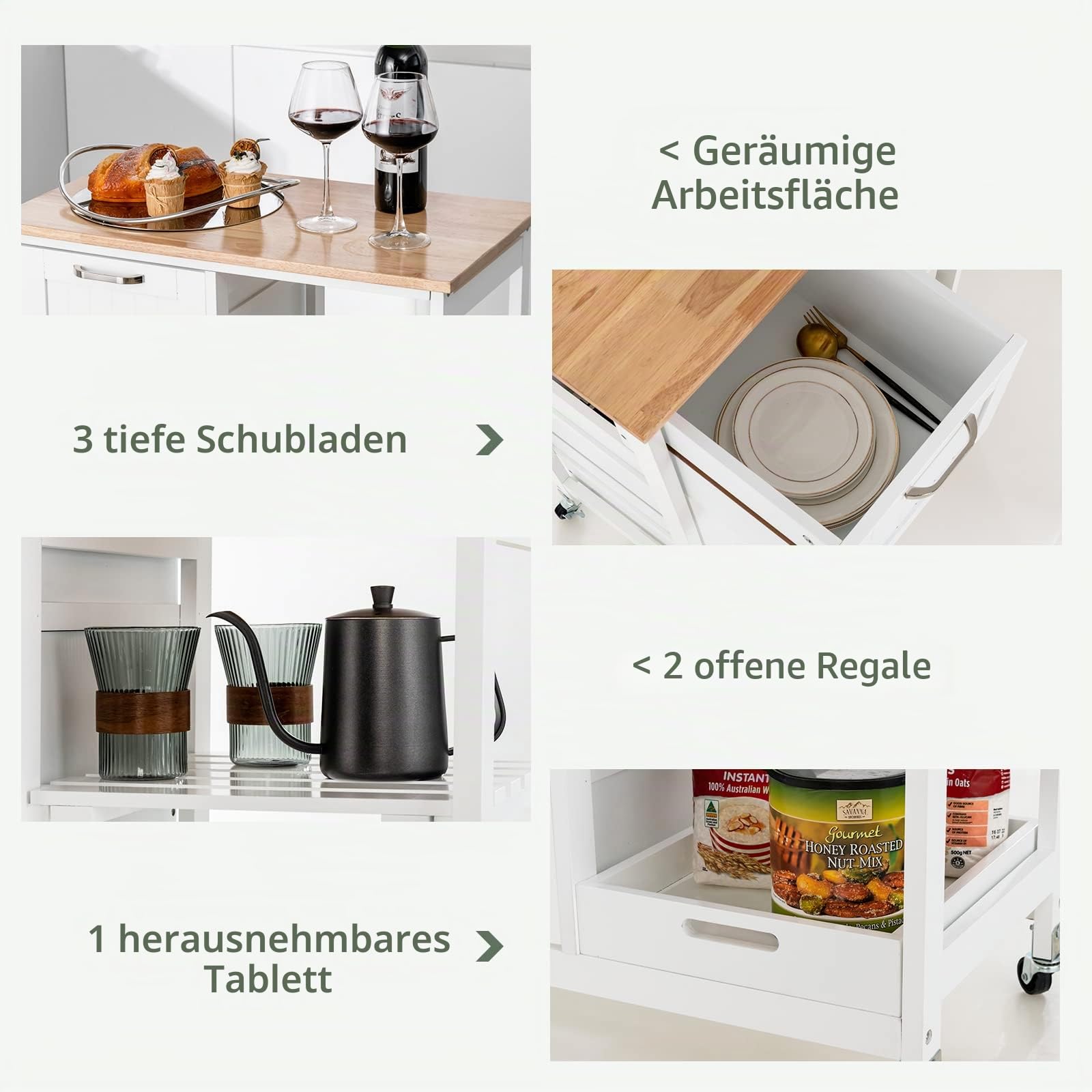 komfotteu-k-chenwagen-4-st-ckig-mit-arbeitsplatte-3-schubladen-67x37x84cm-wei image 3