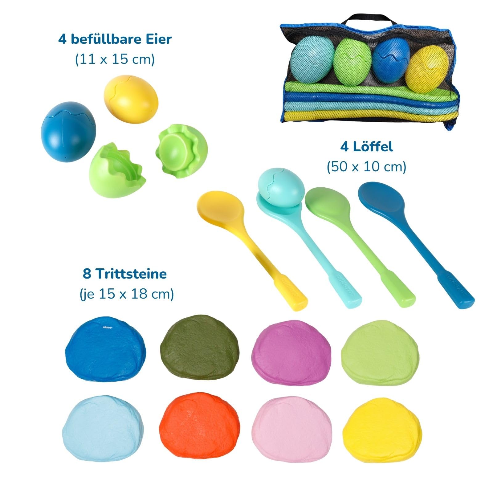 alldoro-2in1-set-balance-wettlauf-balanciersteine-eierlauf image 6