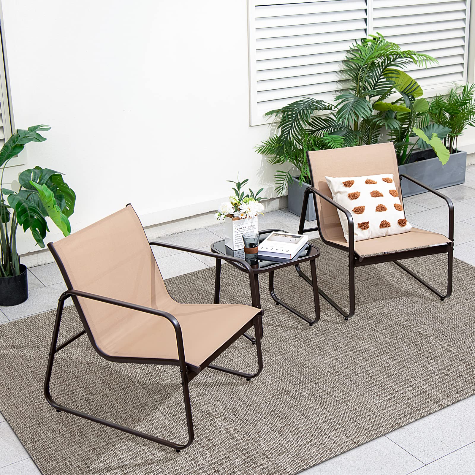 komfotteu-3-tlg-balkonset-bistro-set-braun-mit-textilene-st-hlen image 2