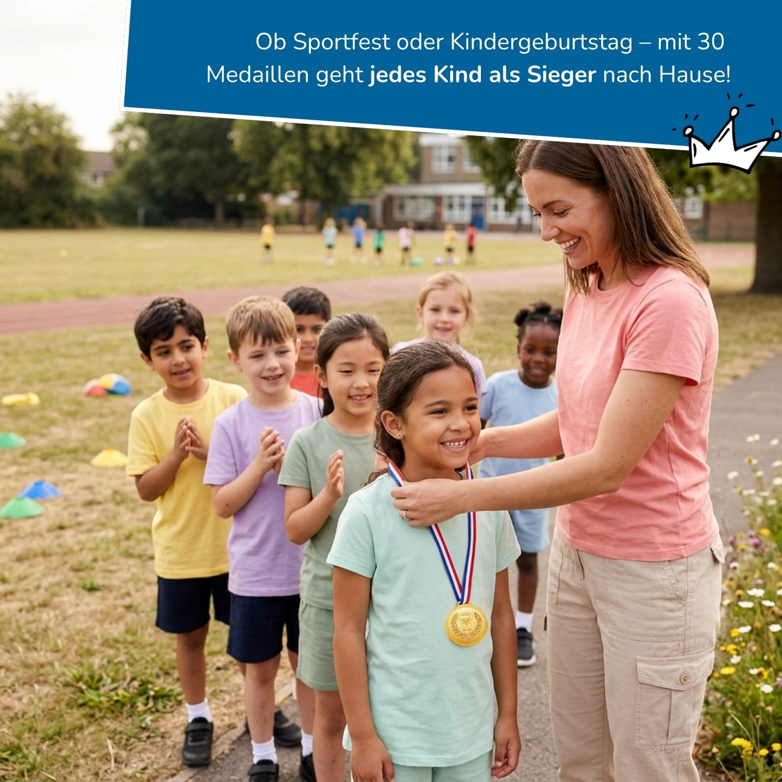 alldoro-goldmedaillen-f-r-kinder-30er-set-mit-band image 4