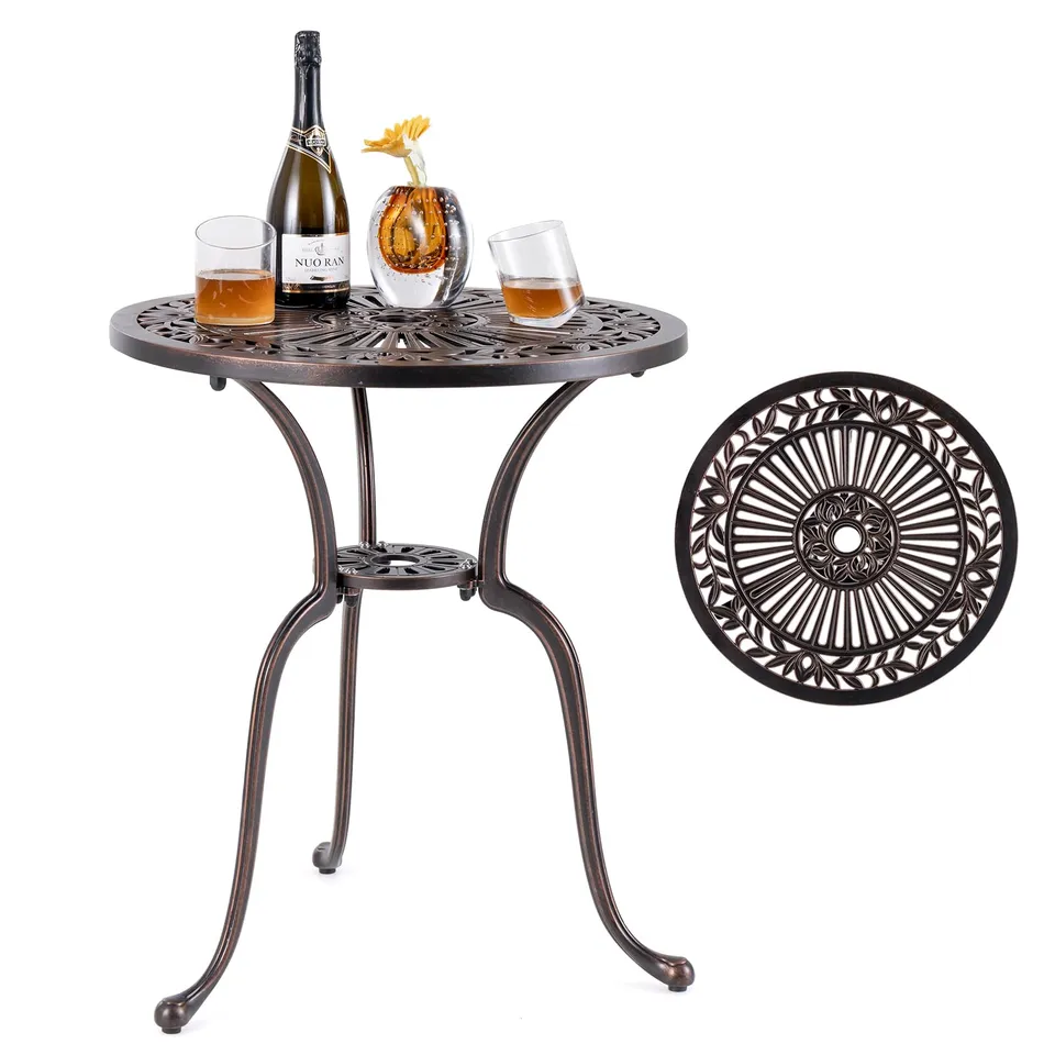 komfotteu-bistrotisch-rund-aluminiumguss-61x71cm image 1