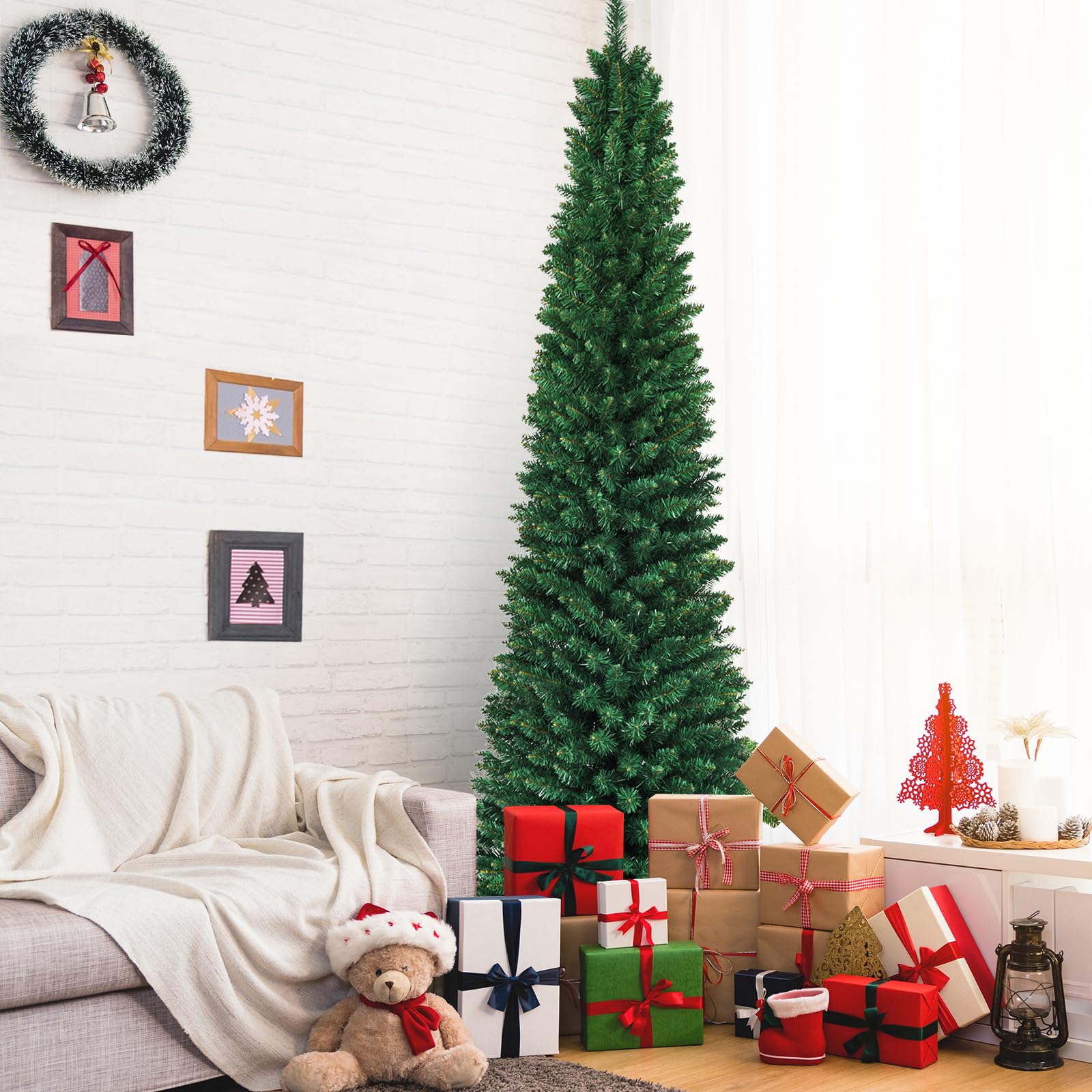 komfotteu-k-nstlicher-weihnachtsbaum-mit-1000-zweigspitzen-und-metallst-nder image 7