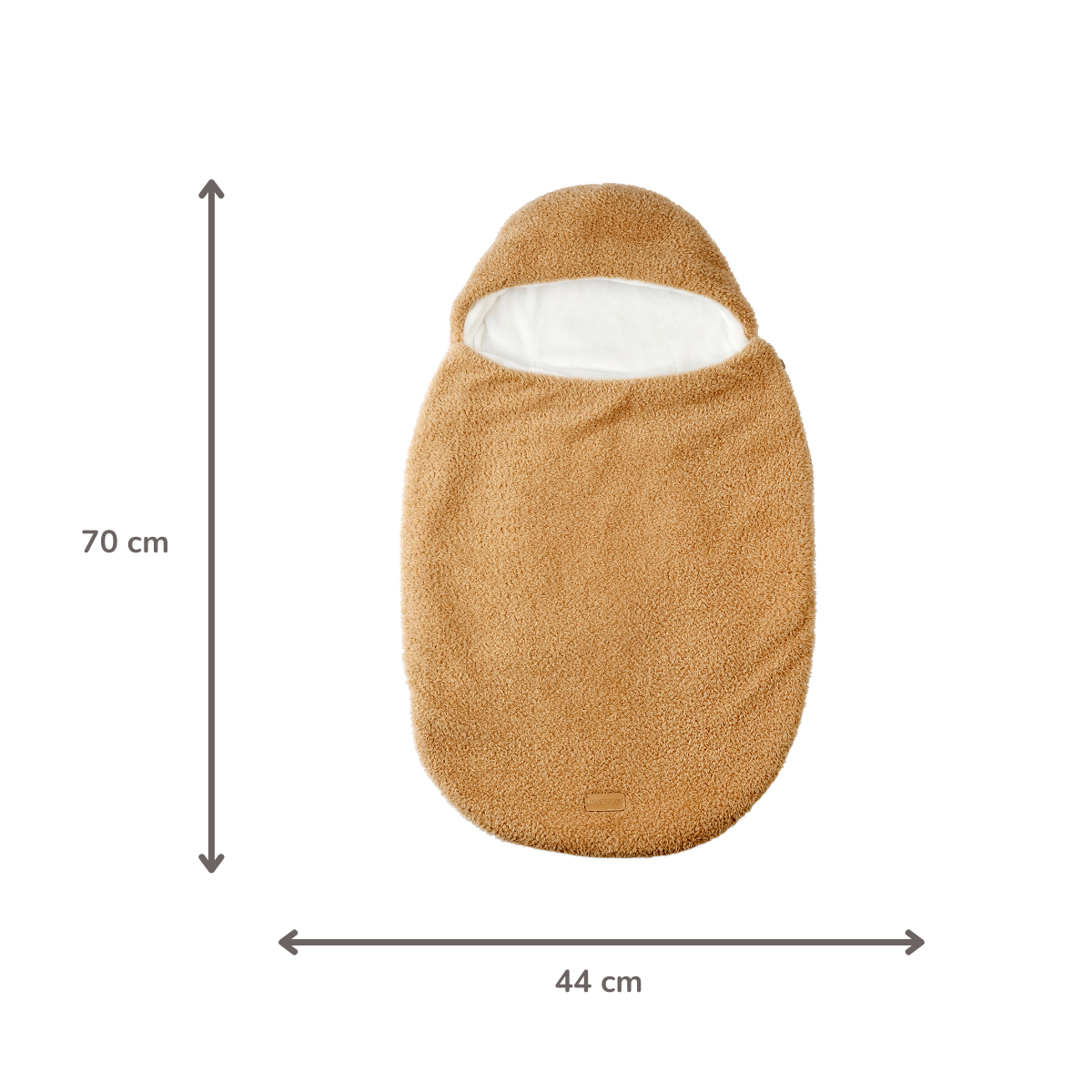 nattou-teddy-babynest-braun-0-6-monate-f-r-autositz-und-kinderwagen image 3