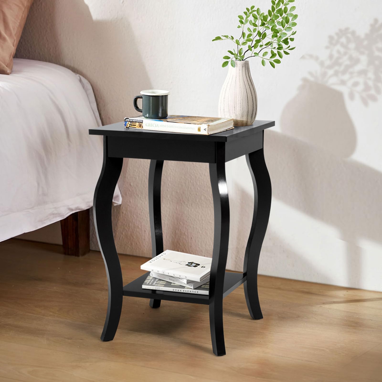 komfotteu-nachttisch-holz-beistelltisch-40x40x60cm-2er-schwarz image 7