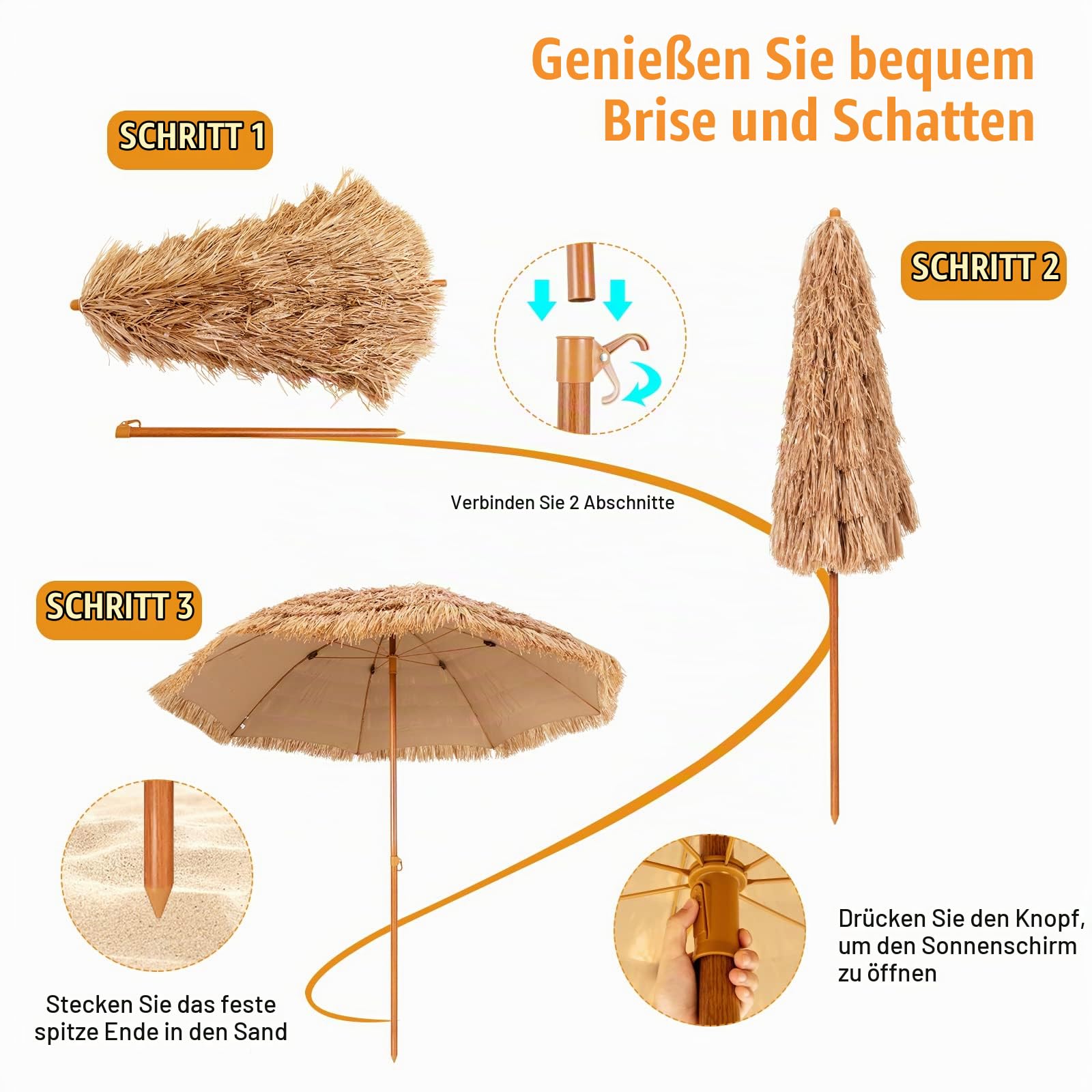 komfotteu-hawaii-sonnenschirm-strohschirm-reisstroh-f-r-garten-balkon image 4