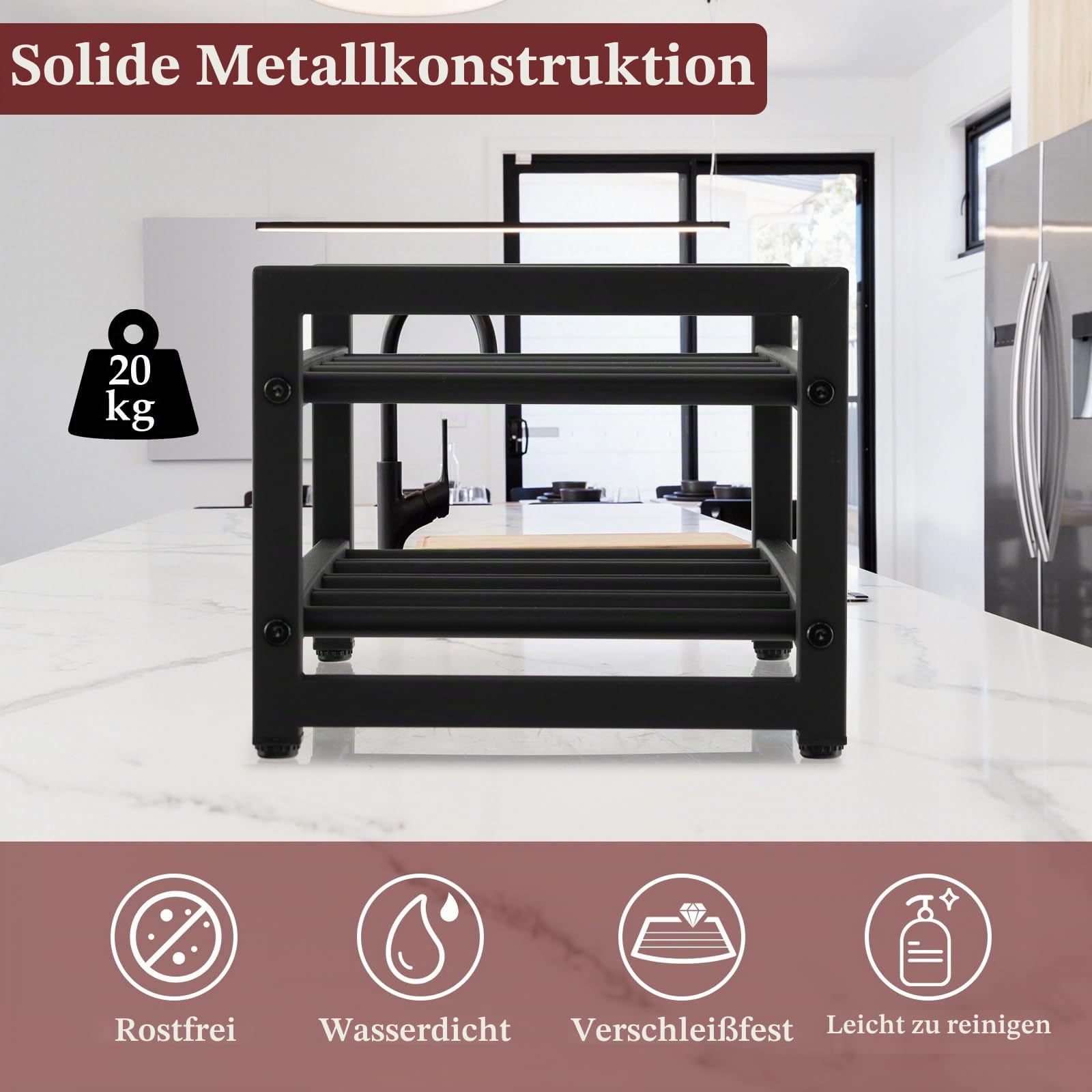 komfotteu-weinregal-f-r-8-flaschen-2-ebenen-metall-schwarz image 5
