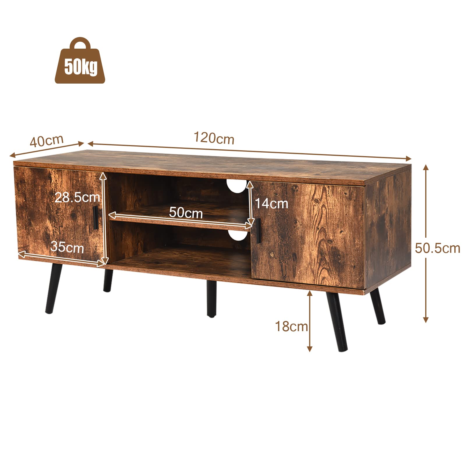 komfotteu-fernsehtisch-lowboard-f-r-55-zoll-tv-schrank-120-x-40-x-50-cm image 6