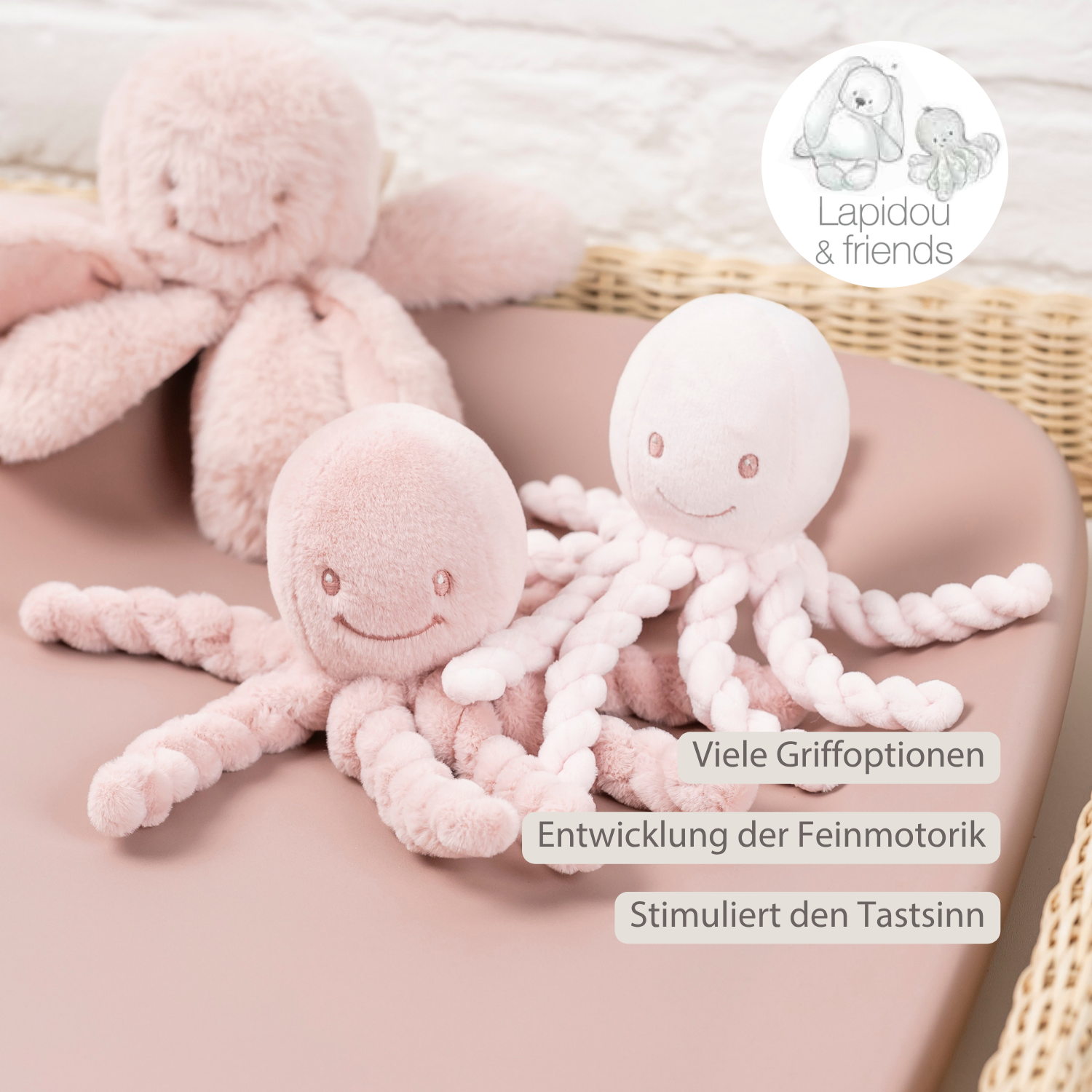 nattou-lapidou-kuschel-oktopus-22-cm-rosa image 3