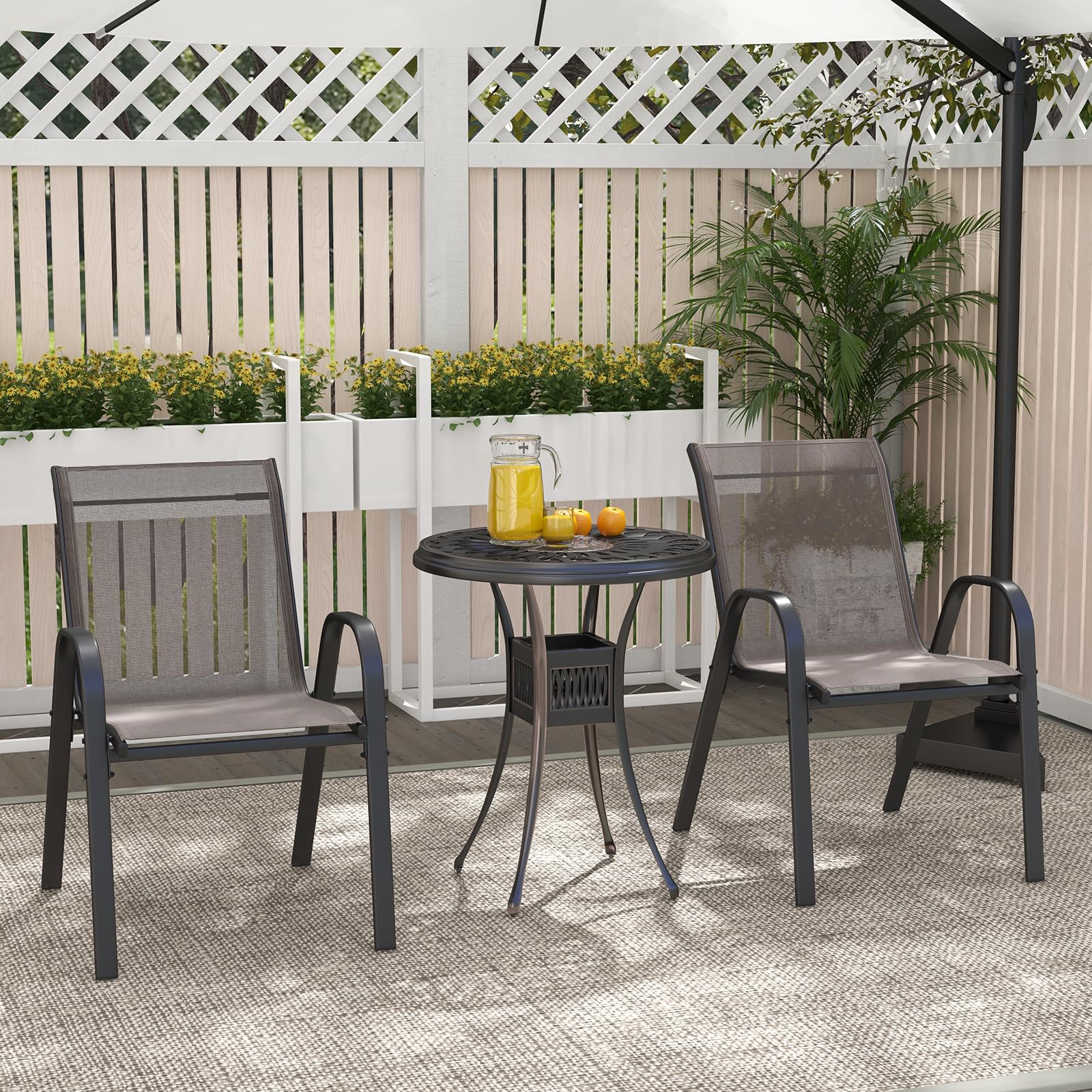 komfotteu-gartenst-hle-4er-set-stapelbar-grau-56x70x84-cm-mit-armlehnen image 7