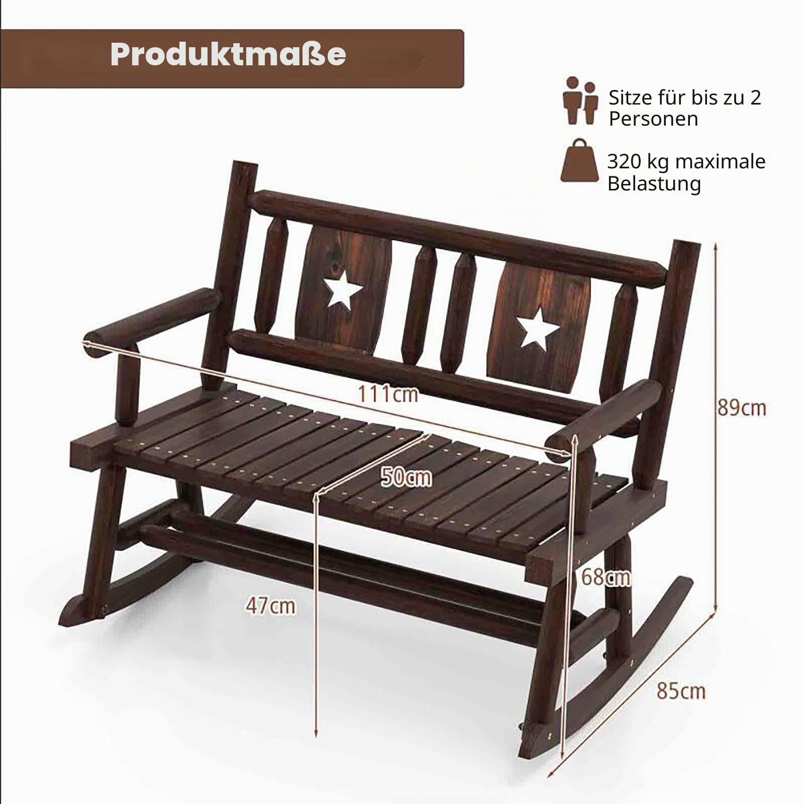 komfotteu-gartenbank-schaukelbank-2-sitzer-holz-mit-r-cklehne-111-x-85-x-89-cm-b image 3