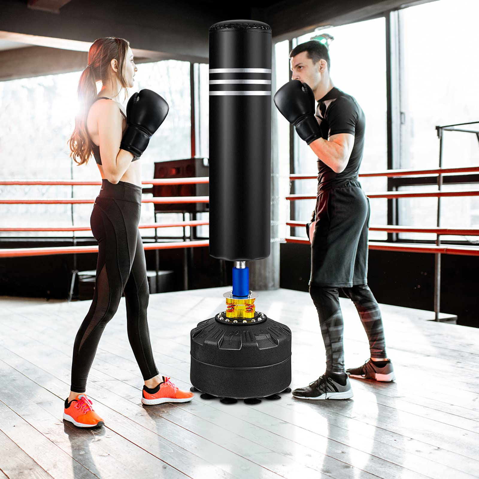 komfotteu-standboxsack-175-cm-mit-st-nder-und-boxhandschuhen image 2