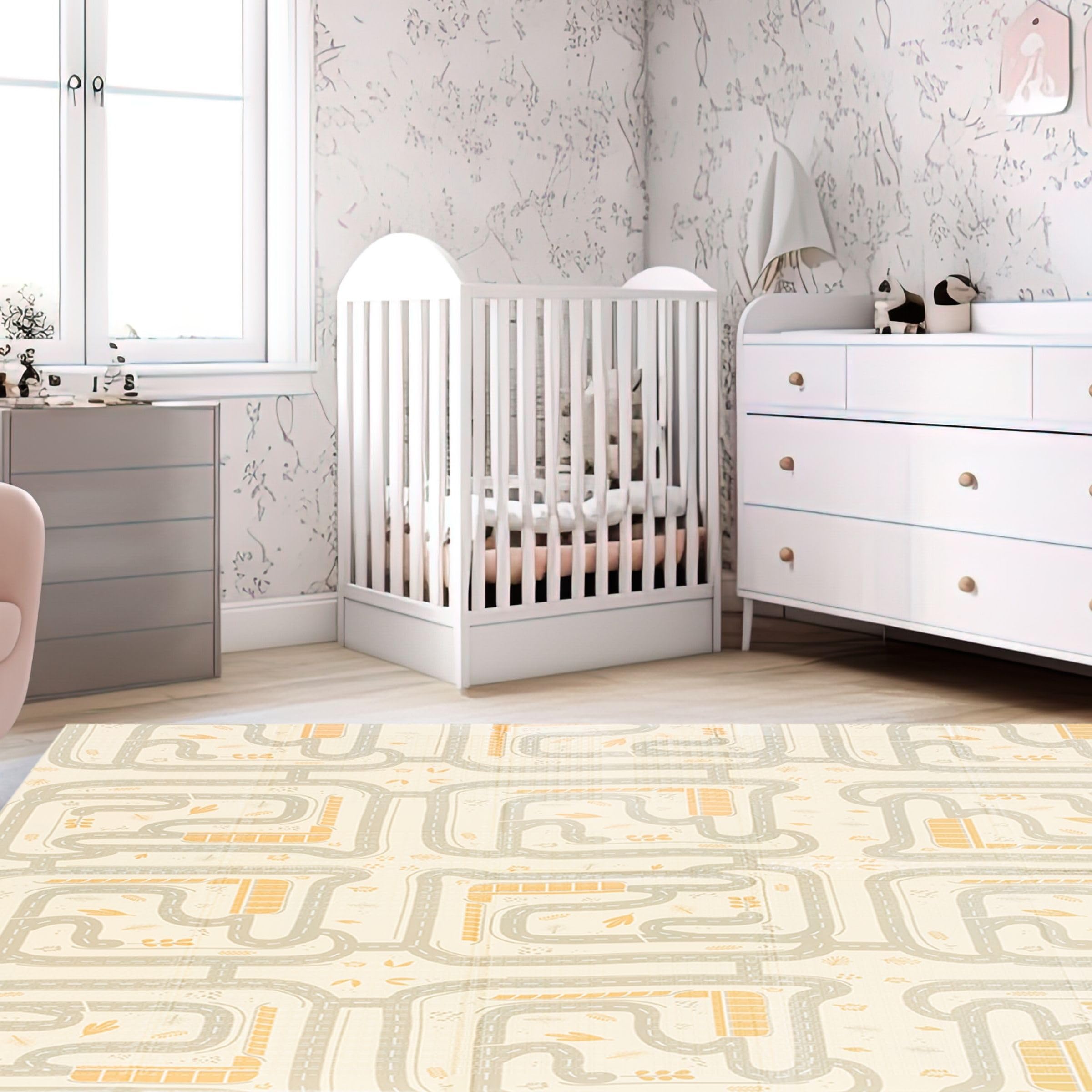 mamabrum-baby-krabbelmatte-200-x-180-x-1-cm-magic-wald-xpe-faltbar image 6