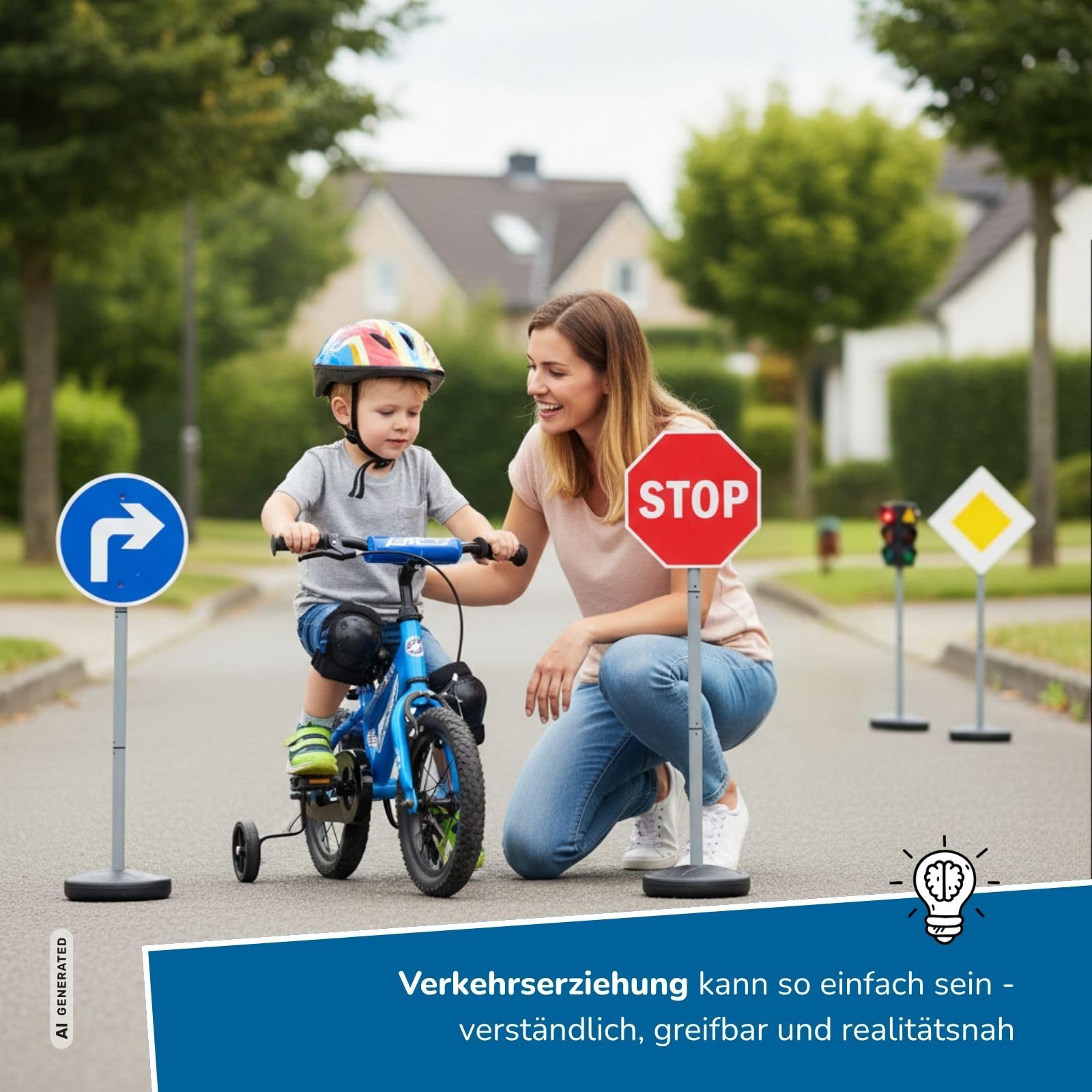 alldoro-xxl-verkehrsset-mit-10-schildern-ampel-blitzer-pylonen image 4