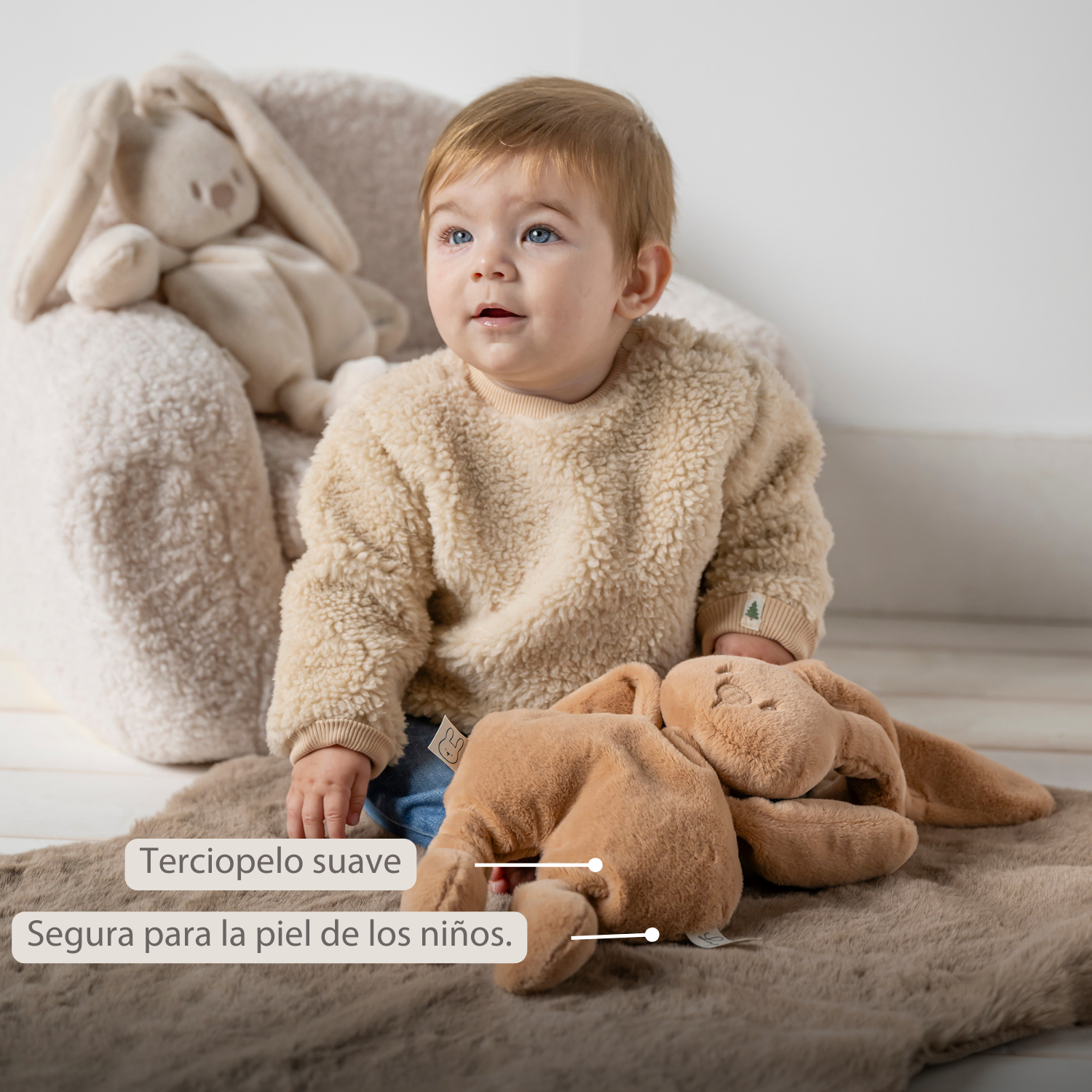 nattou-lapidou-kuschelhase-30-cm-weiches-kuscheltier-warmes-beige image 5