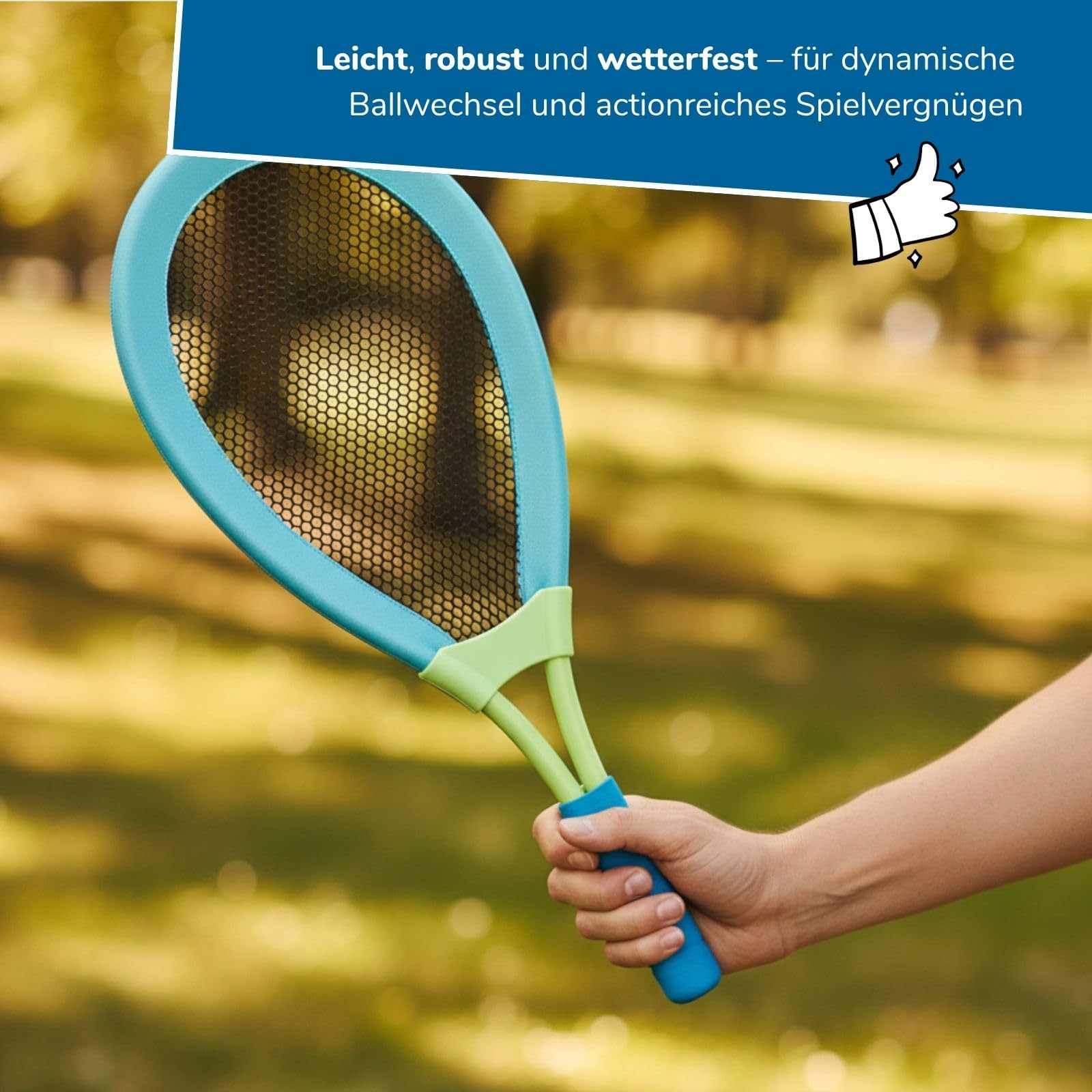 alldoro-outdoor-set-xl-federball-soft-tennis-schweifball image 4