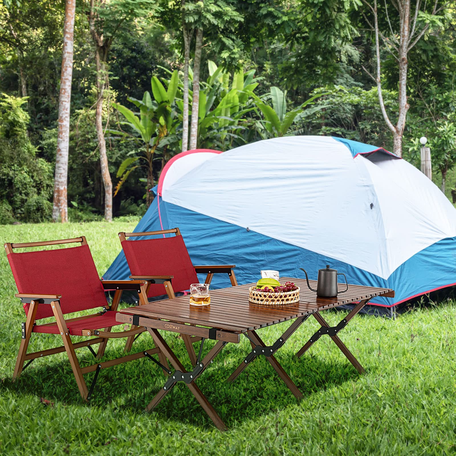 komfotteu-gartenstuhl-klappbar-bambus-klappstuhl-rot-65-x-55-5-x-54-cm-bis-150-k image 2