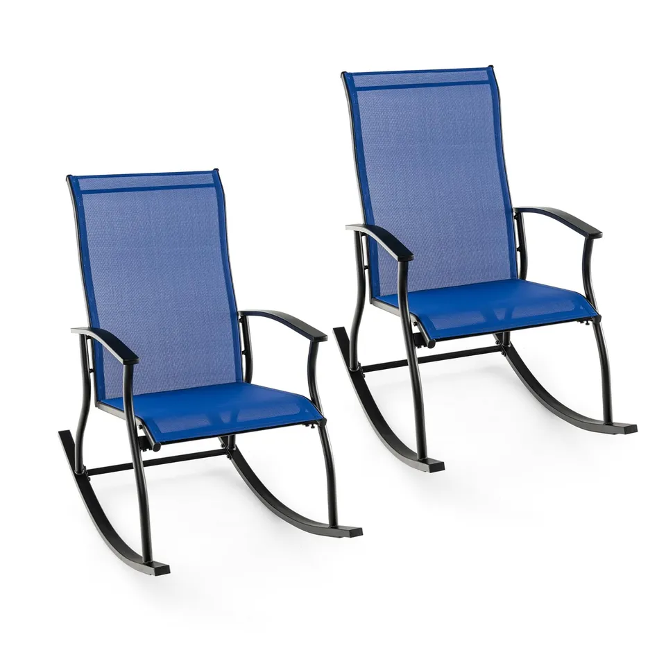 komfotteu-schaukelstuhl-2er-set-netzstoff-blau image 1