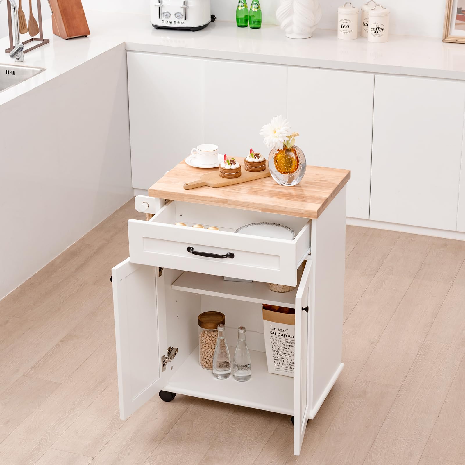 komfotteu-k-chenwagen-69x40x85-cm-mit-arbeitsplatte-servierwagen-holz-mit-schubl image 8
