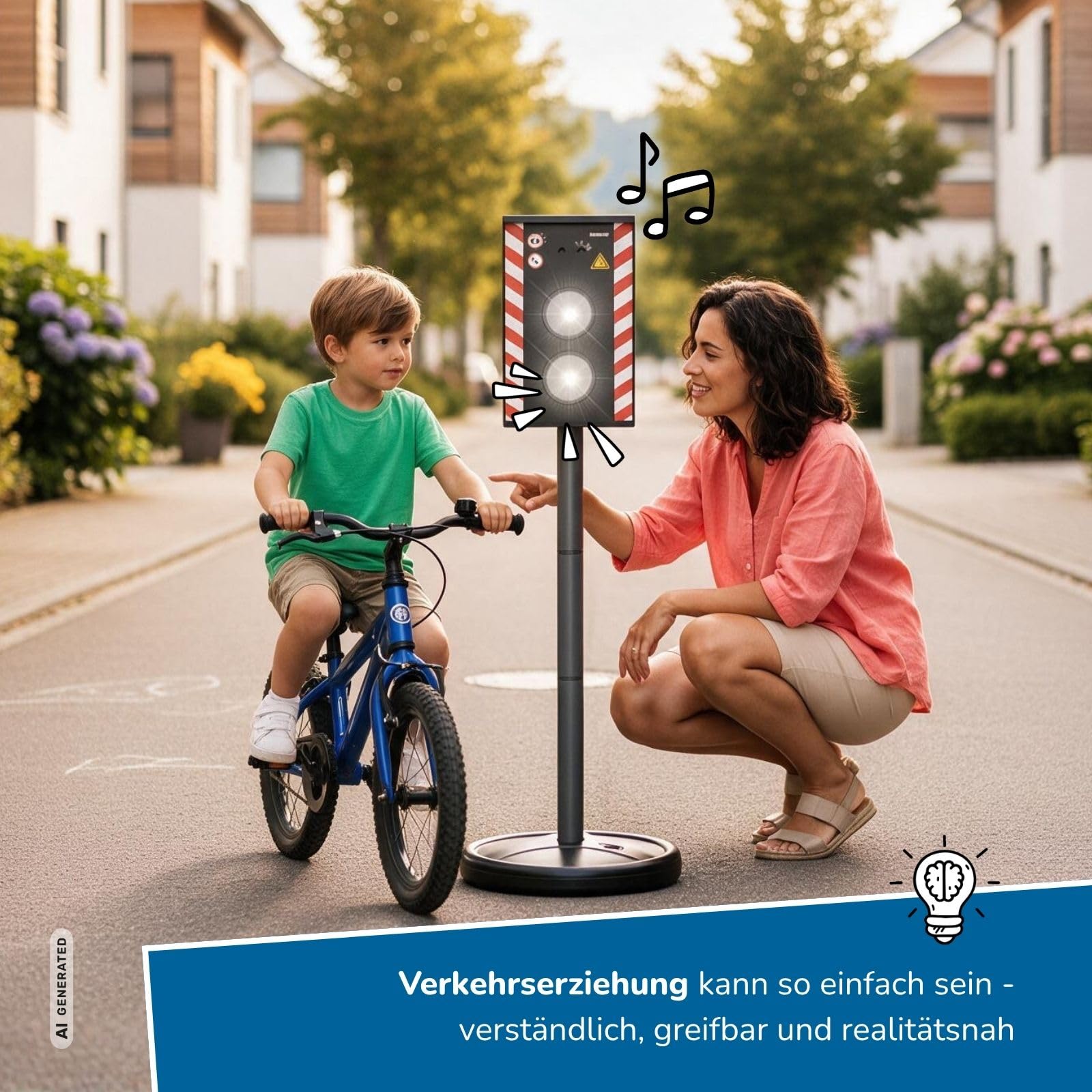 alldoro-verkehrs-blitzer-80-cm-mit-licht-sound-bef-llbarer-standfu image 3